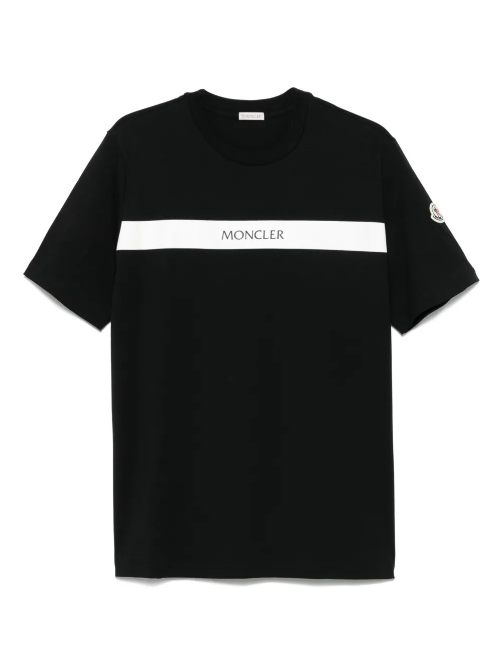 Kol Logo Detaylı Siyah Erkek T-shirt
