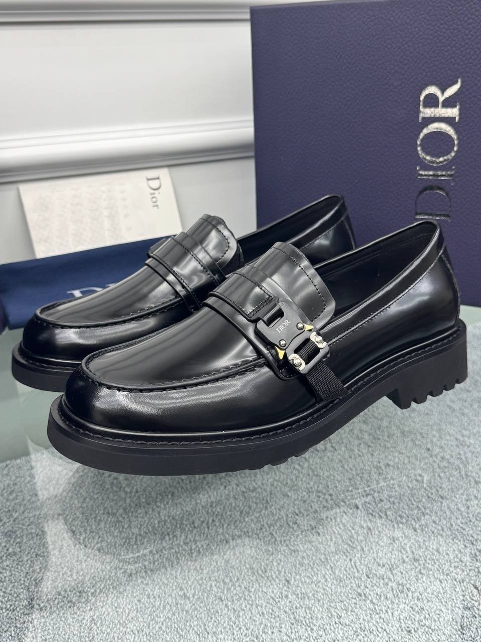 Logo Detaylı Deri Loafer