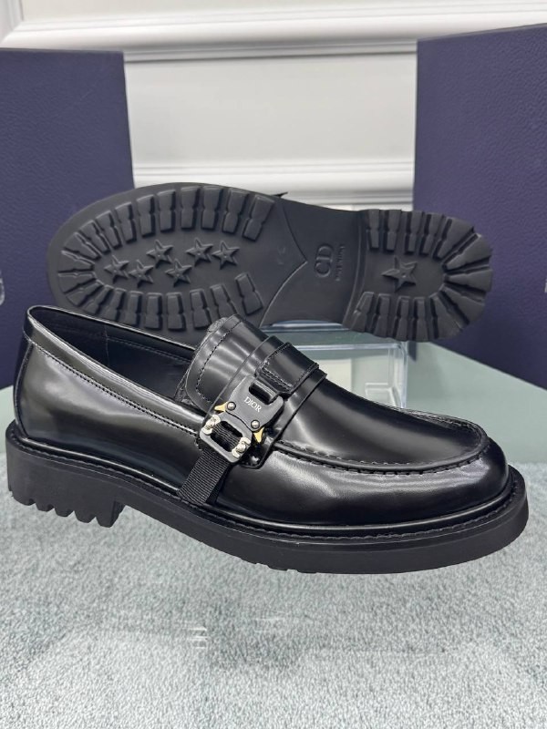 Logo Detaylı Deri Loafer