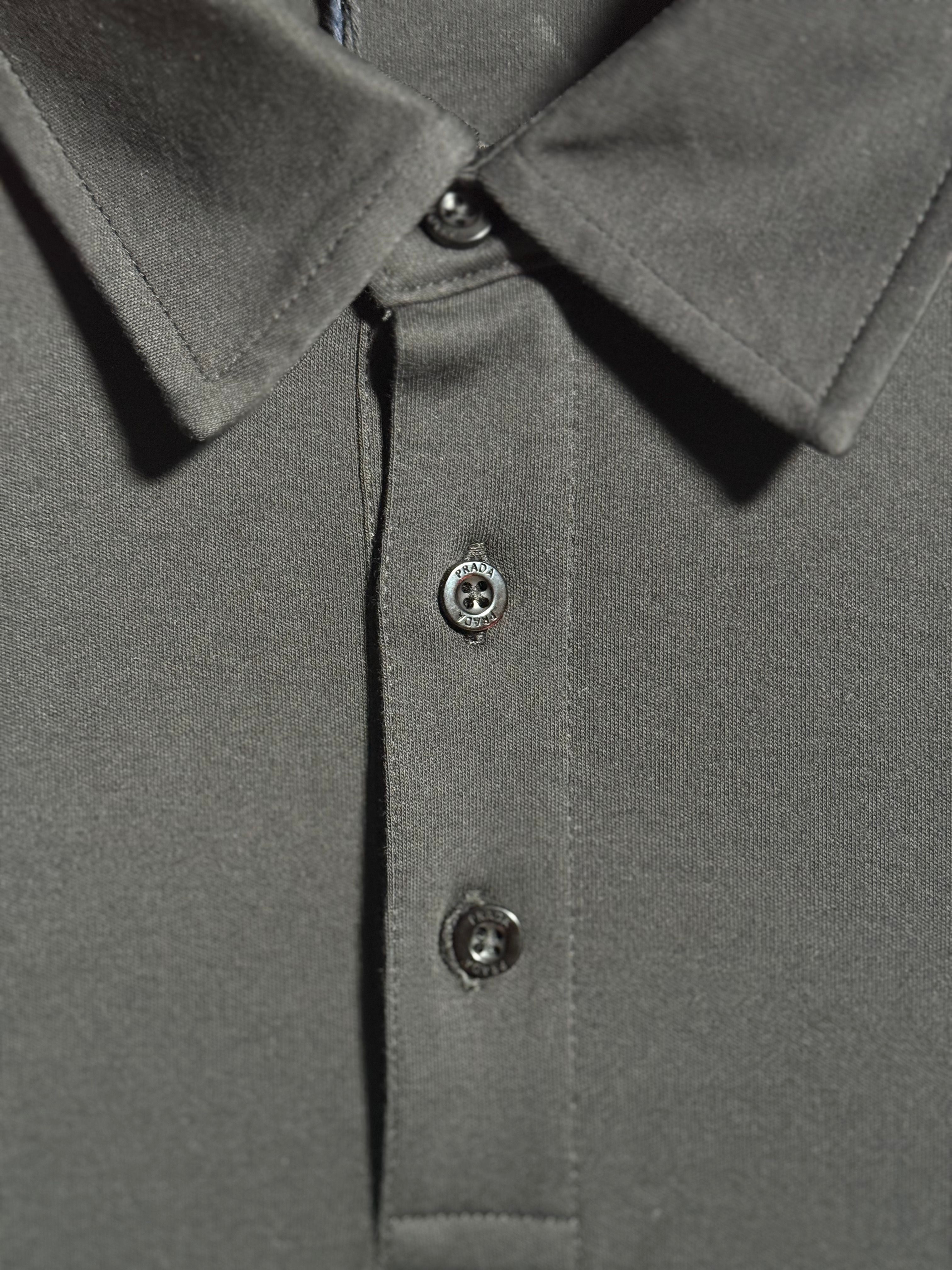 İthal Merserize Siyah Logo Detaylı Polo T-shirt