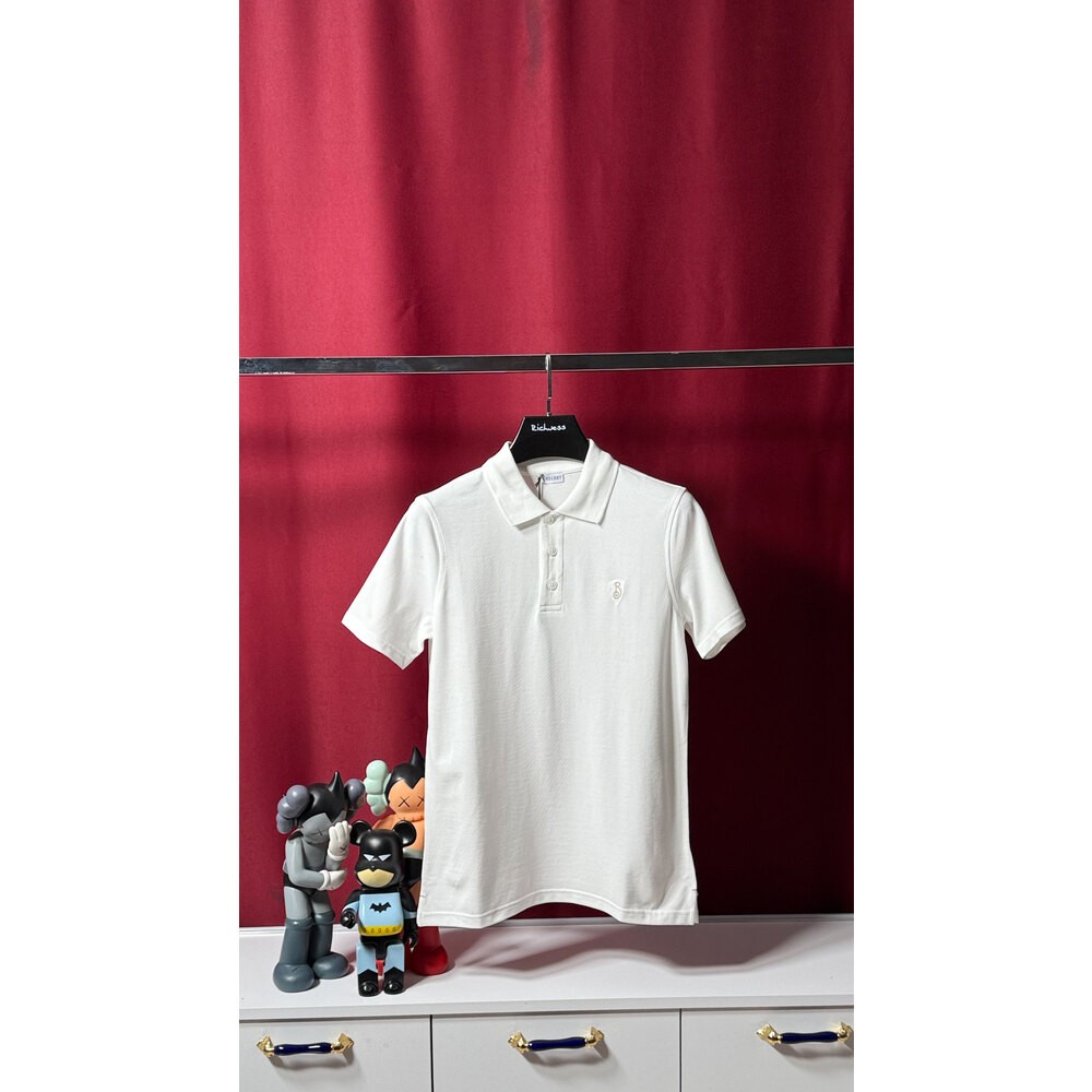 Nakış Logo Detaylı Erkek Beyaz Polo T-shirt NW