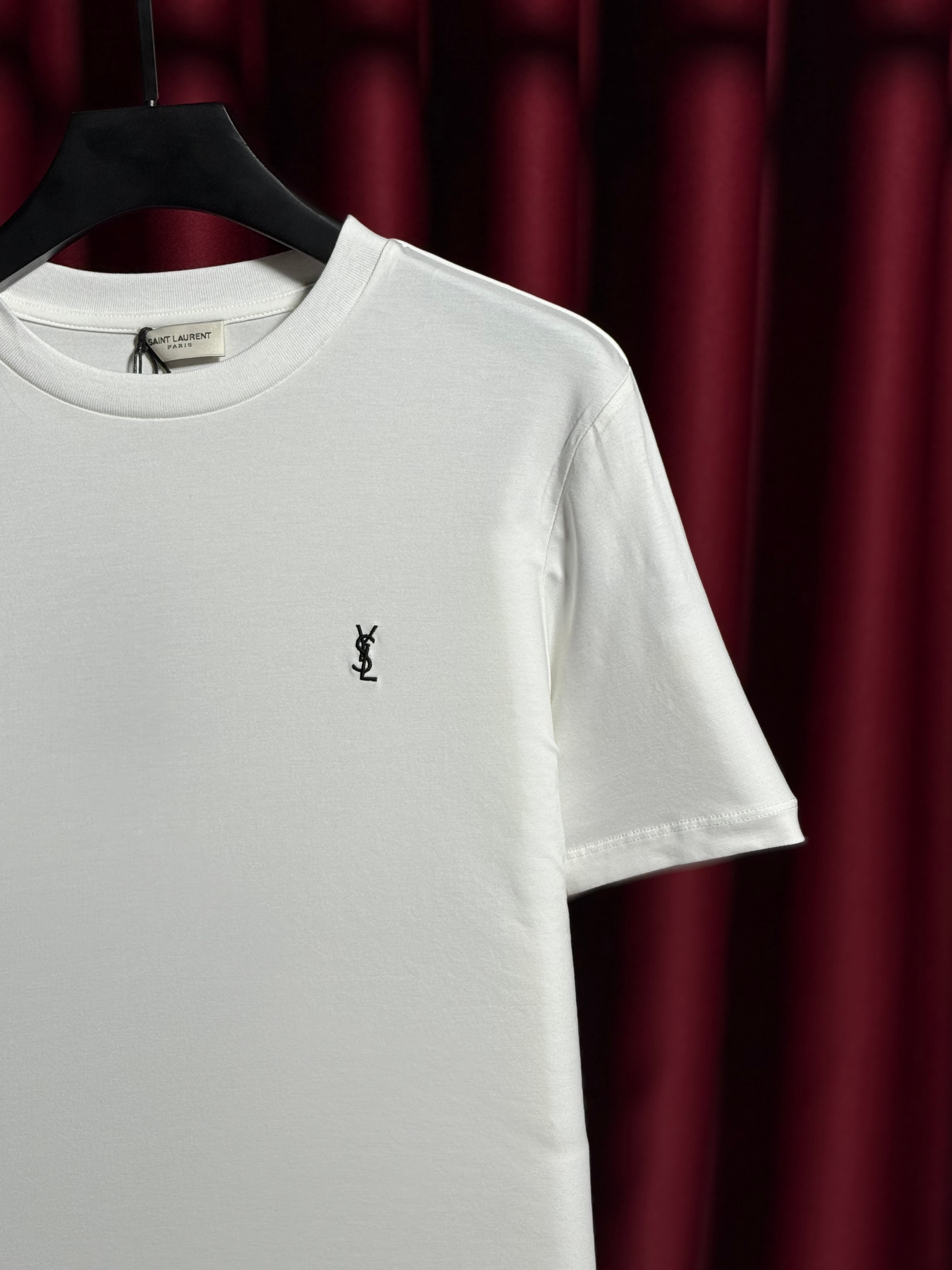 Nakış Logo Detaylı Beyaz Erkek T-shirt