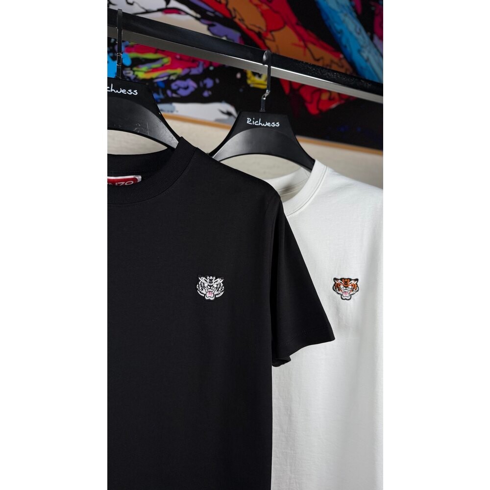Kaplan Nakış Logo Detaylı Erkek T-shirt
