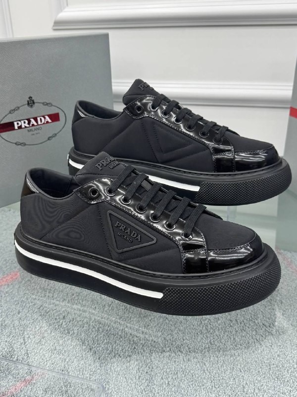 Logo Detaylı Siyah Erkek Sneaker