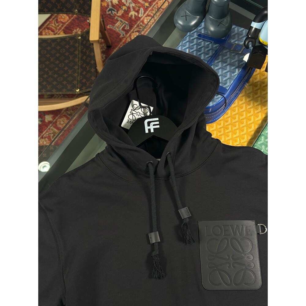 Cep Logo Detaylı Kapşonlu Sweatshirt
