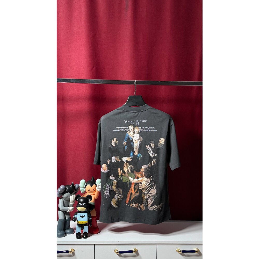 Baskı Detaylı Antrasit Erkek T-shirt NW