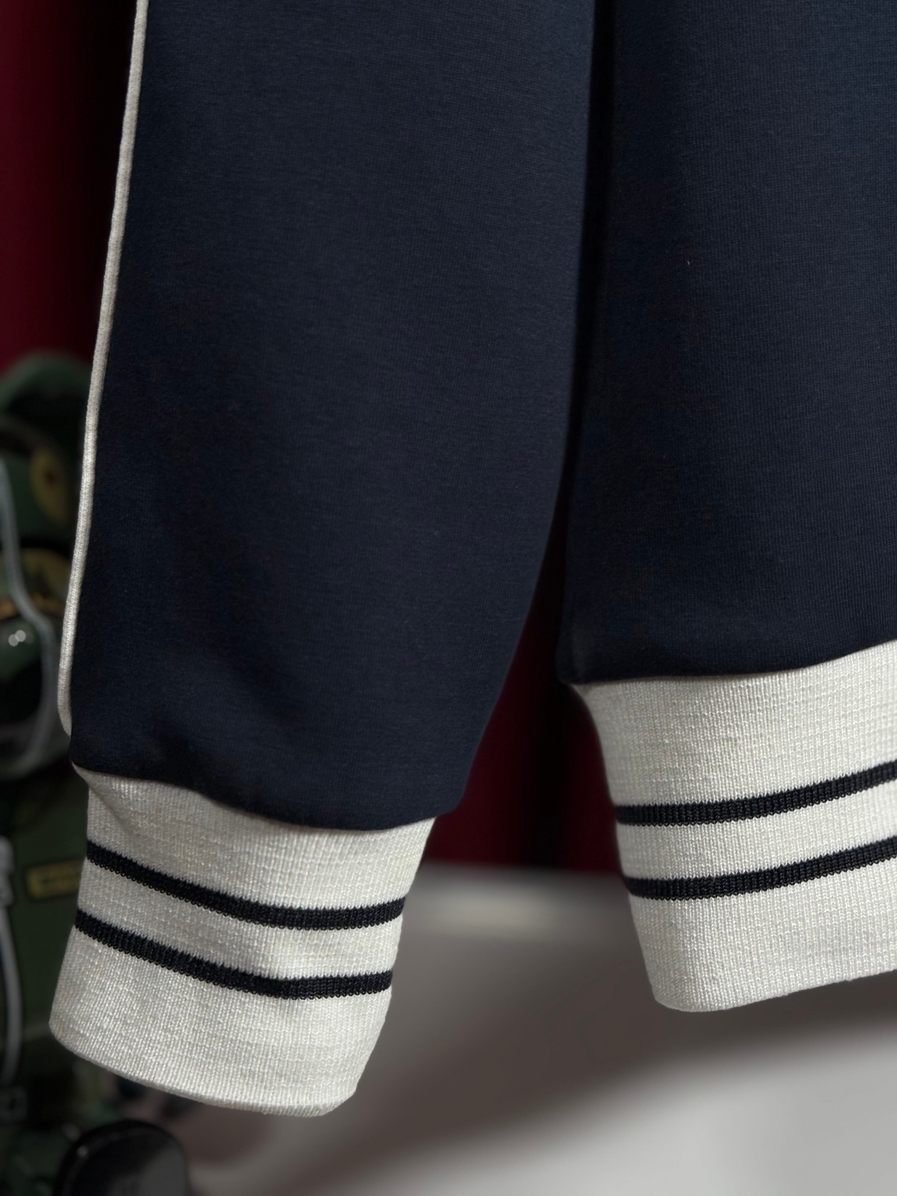1921 Nakış Logo Detaylı Lacivert Erkek Sweatshirt