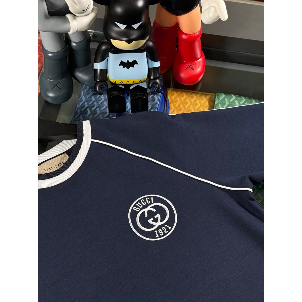 1921 Nakış Logo Detaylı Lacivert Erkek Sweatshirt
