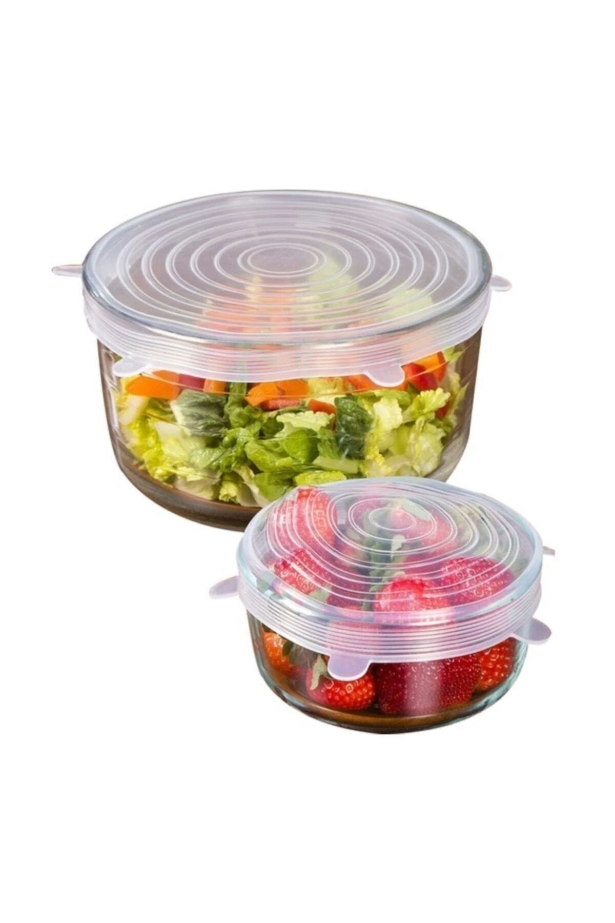 Silikon Streç Kapak 6'lı Tencere Bonesi