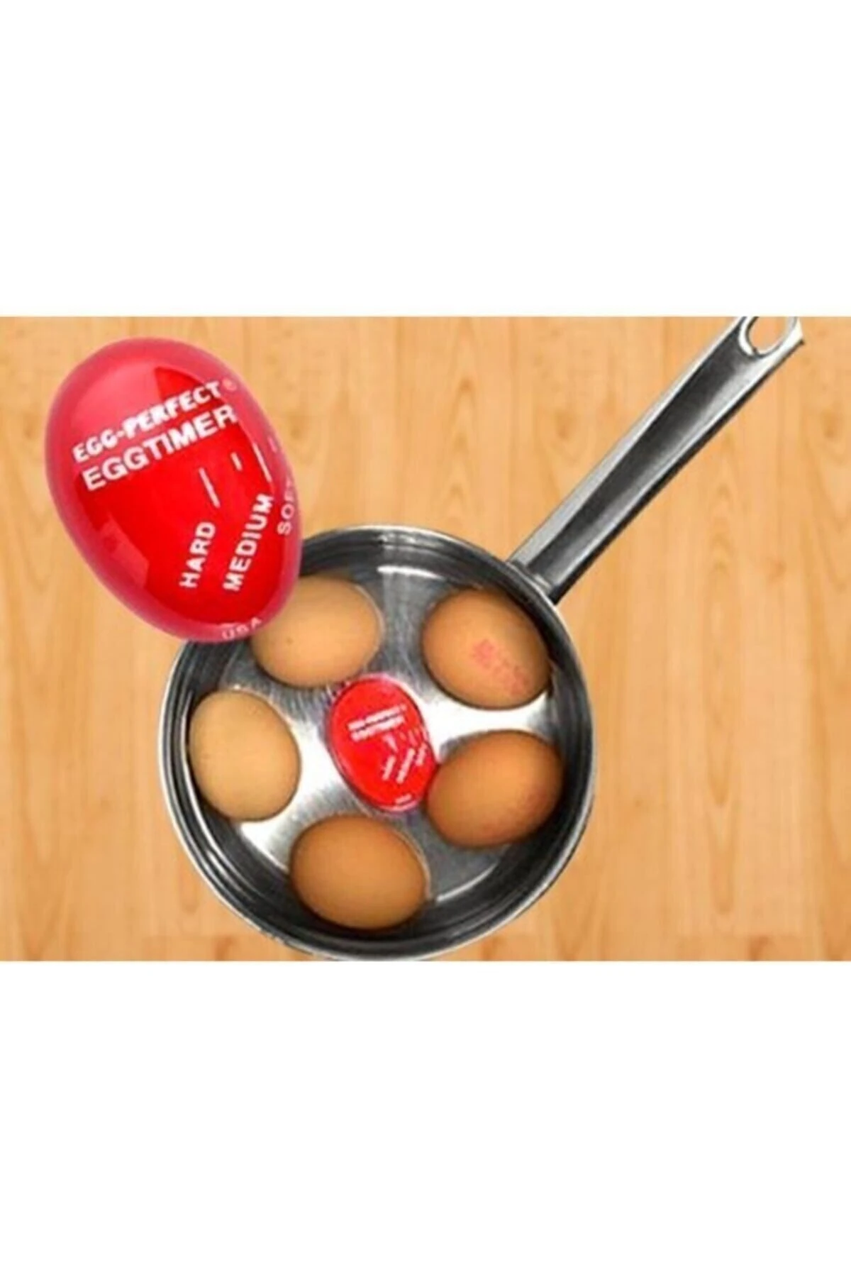 1 Adet Yumurta Zamanlayıcısı - Isıya Duyarlı Sert Orta Yumuşak Haşlamak Için