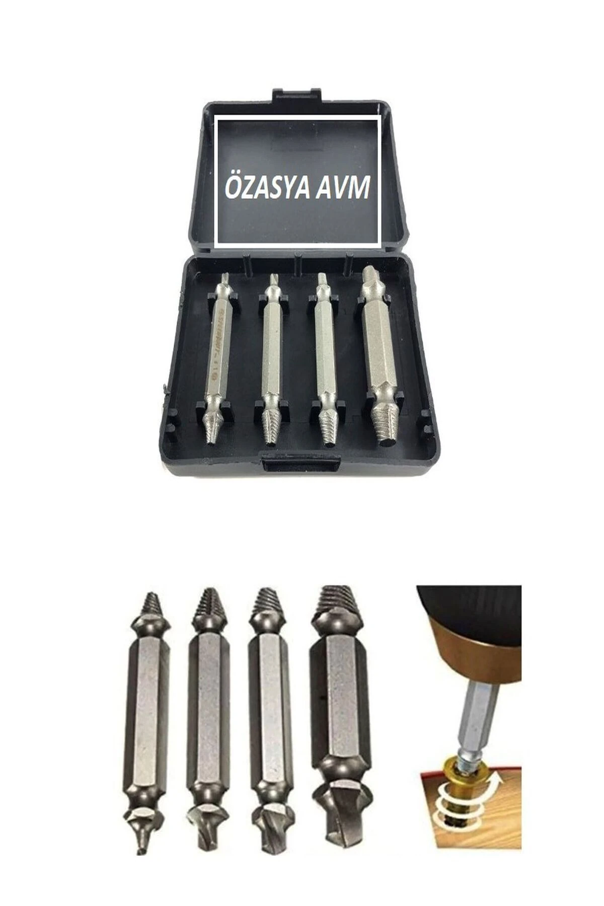 Speed Out Hasarlı Vida Çıkarıcı Sökücü Yalama Vida Ucu Çıkartma