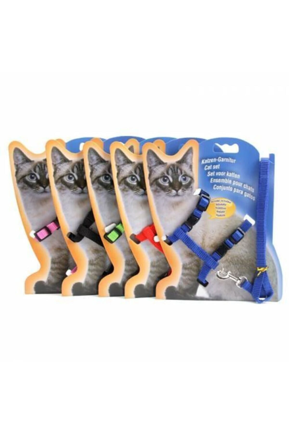 Kedi Göğüs Tasması Ve Gezdirme Tasması Ayarlanabilir