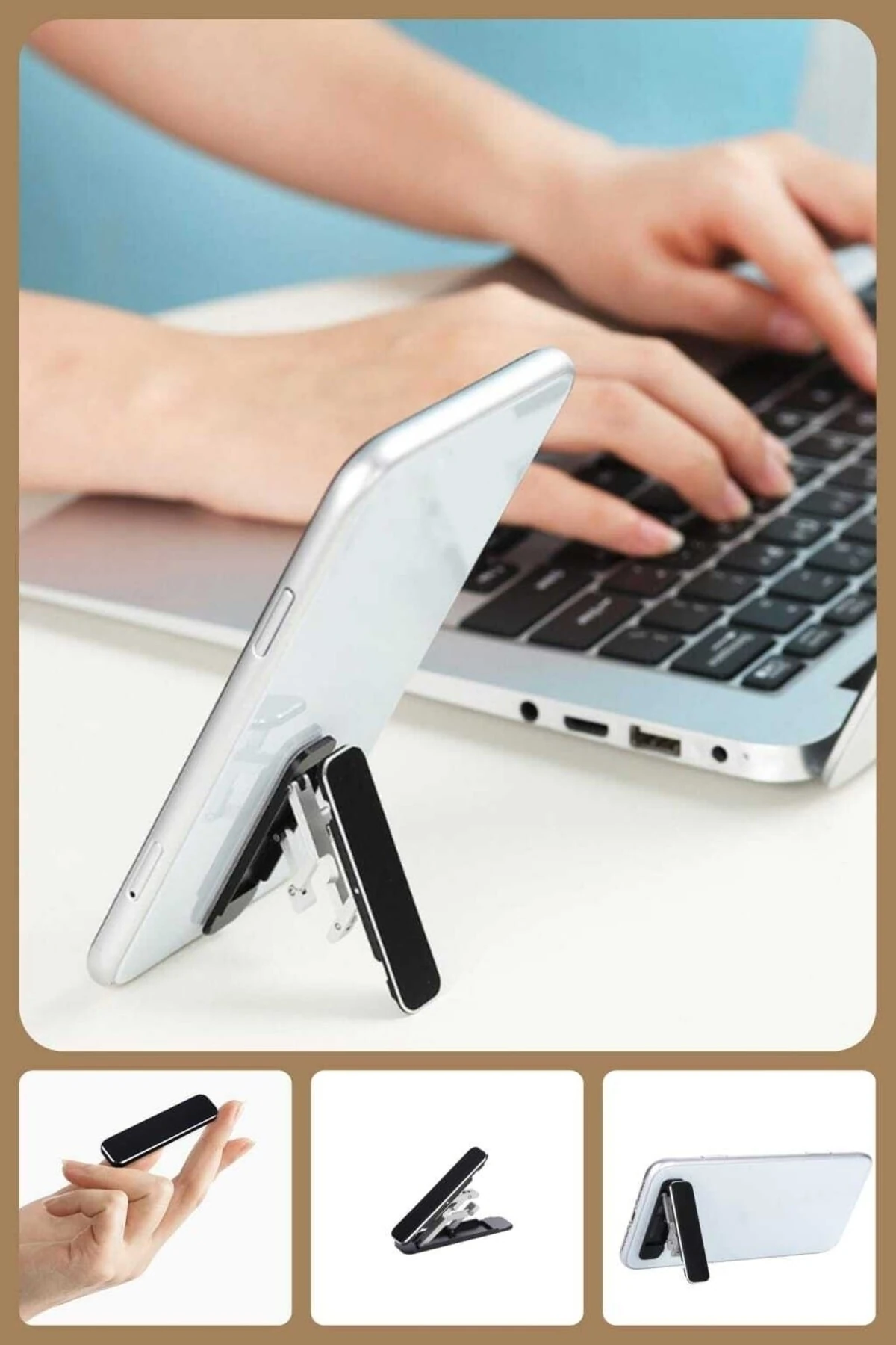 Taşınabilir Katlanabilir Cep Telefonu Tutucu Standı Mini