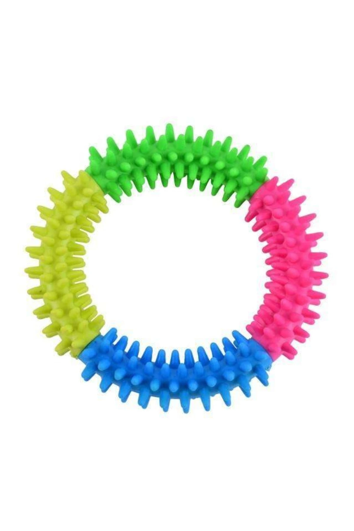 Köpek Isırma Çemberi Diş Kaşıma Çiğneme Oyuncak Temizleme Silikon