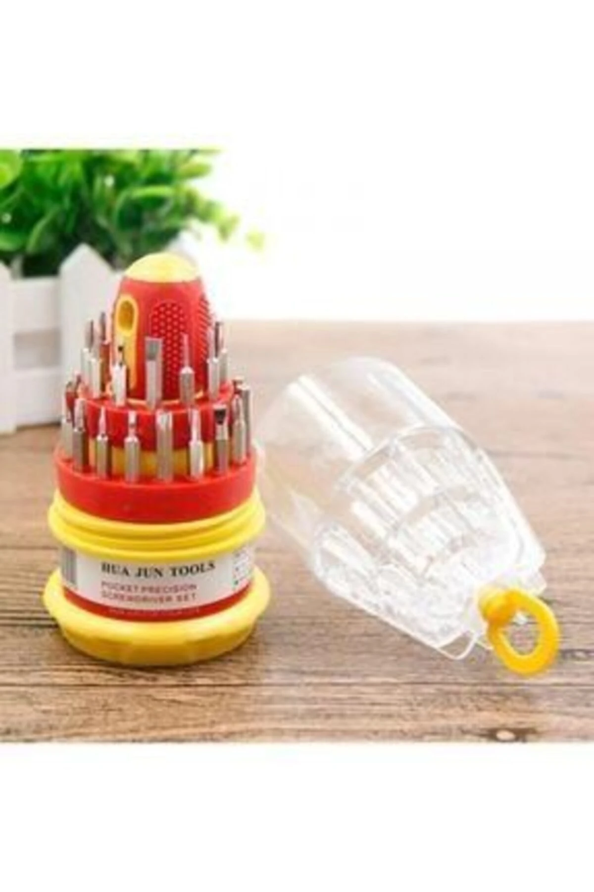 31 Parça Yumurta Model Mini Tornavida Ve Uç Seti-mıknatıslı Uçlar