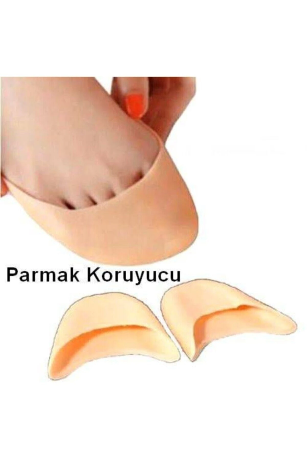 2'li Silikon Parmak Gömleği Ayak Parmak Koruyucu Tüm Parmakları Kapatan Ayak Bunyon Gömlek