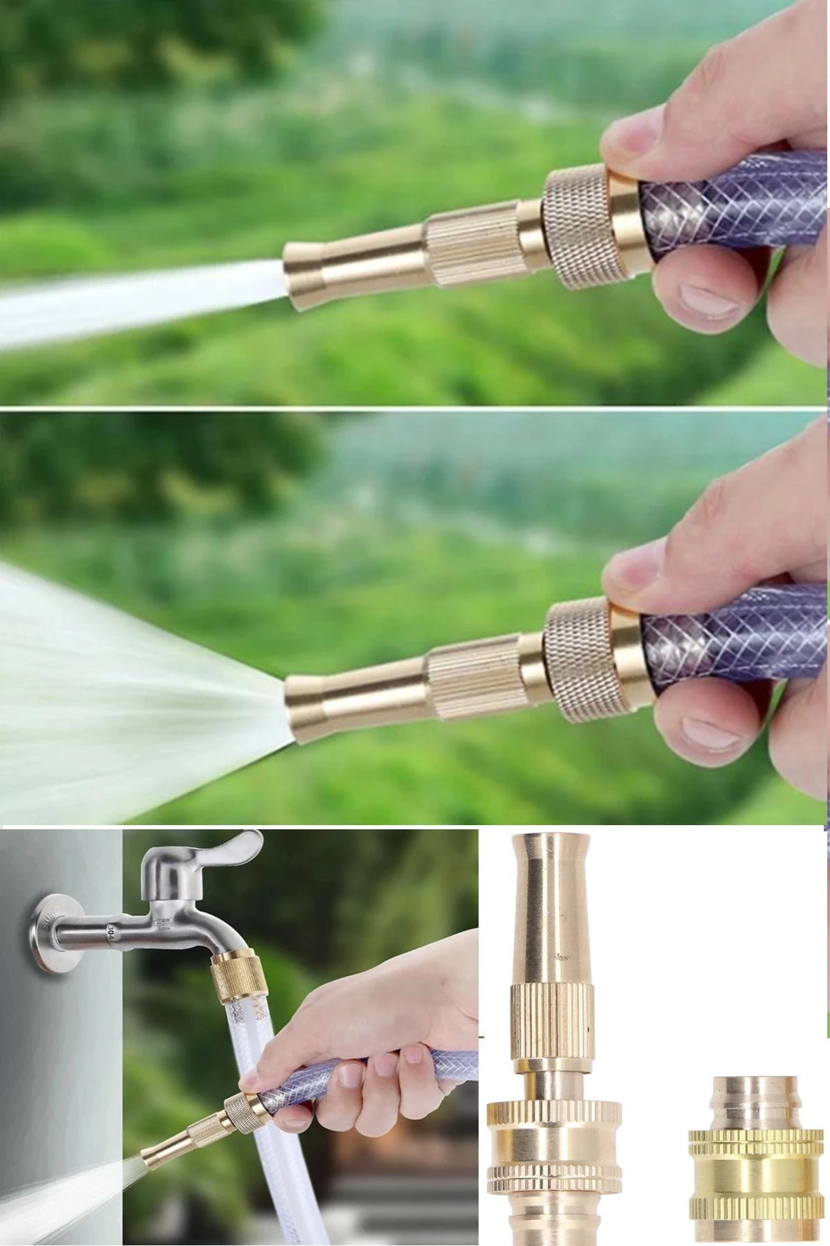 Araç Yıkama Musluk Ucu Ve Hortum Tazyik Bağlantı Aparatı, Tazyikli Sulama Ve Yıkamak Için Aparat