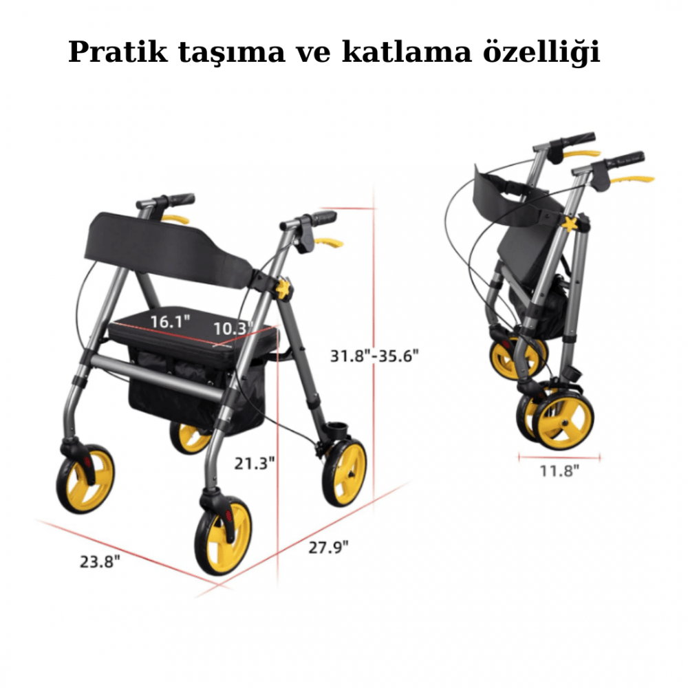 Poylin P581 Ekonomik Rollatör