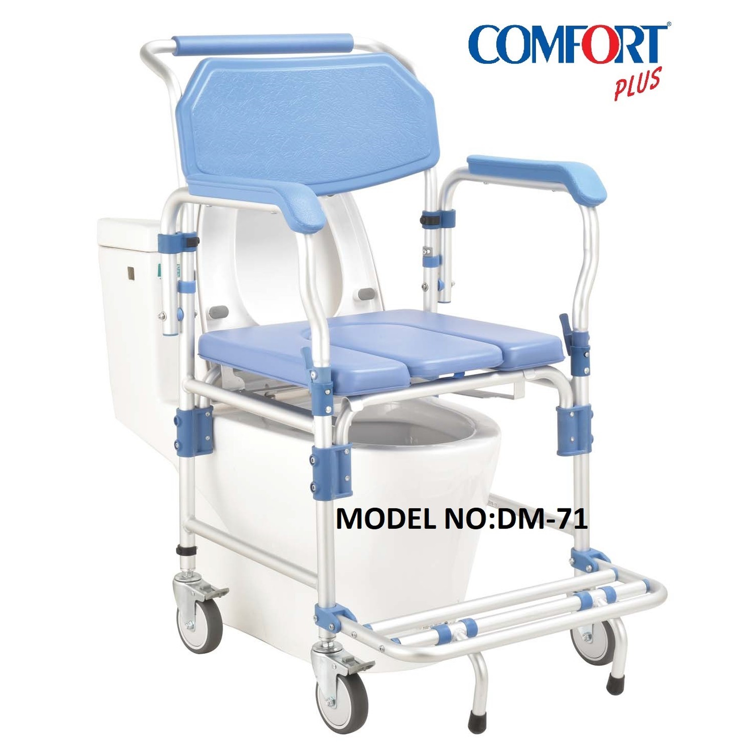 Comfort Plus DM-71 Banyo ve Tuvalet Özellikli Tekerlekli Sandalye