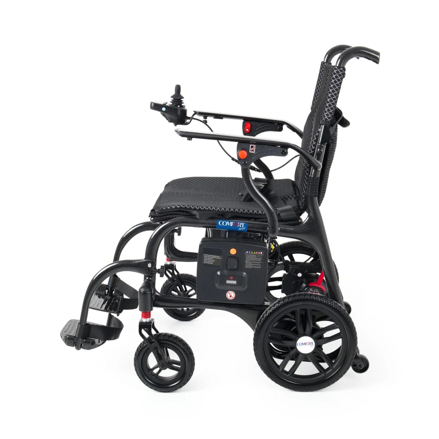 Comfort Plus DY01107 Karbon Akülü Tekerlekli Sandalye Ultra Hafif (20ah Lityum Pil)