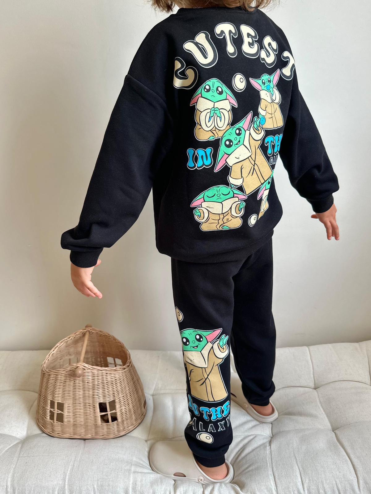 Erkek Çocuk Siyah Cutest Takım