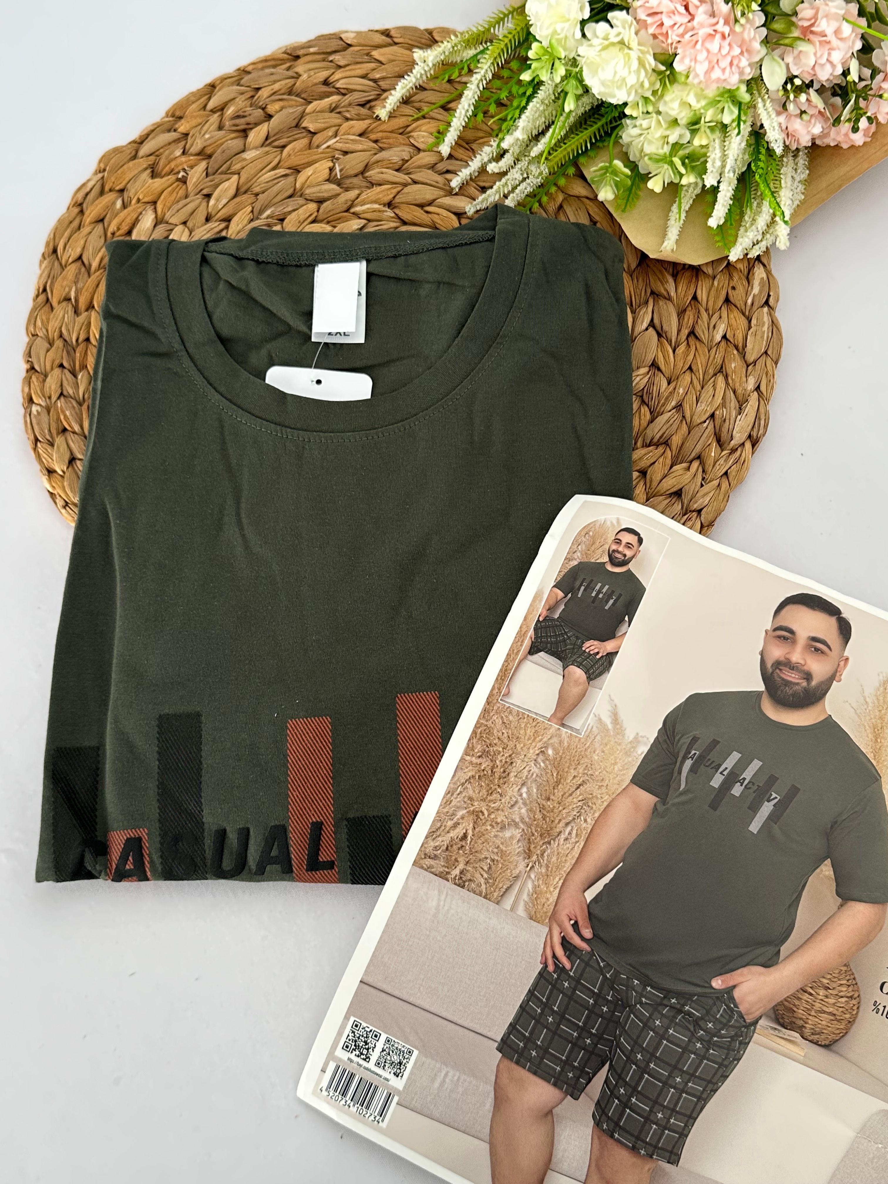 Haki Erkek Pijama Takımı