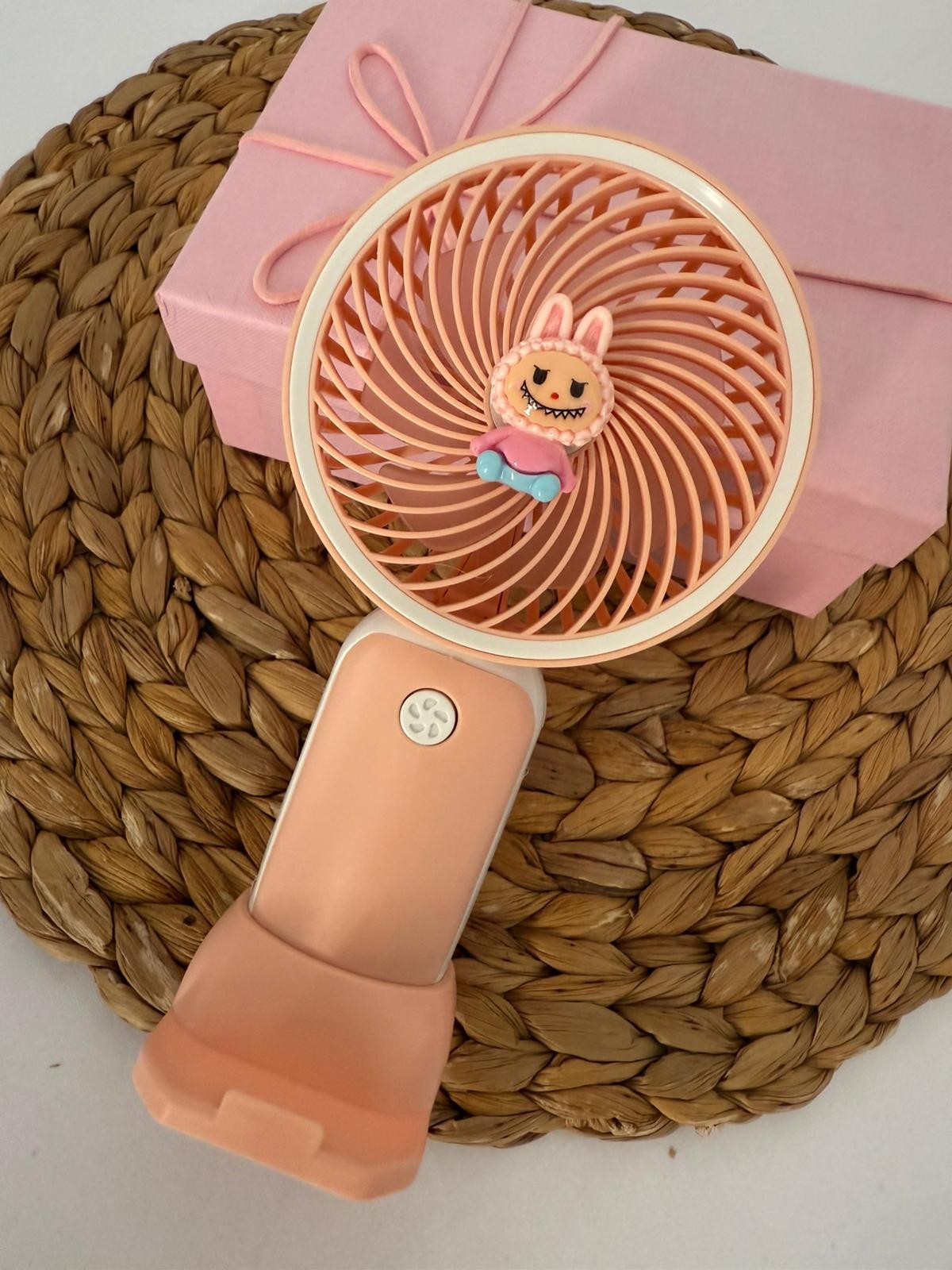 Somon Labubu Şarjlı Mini Fan