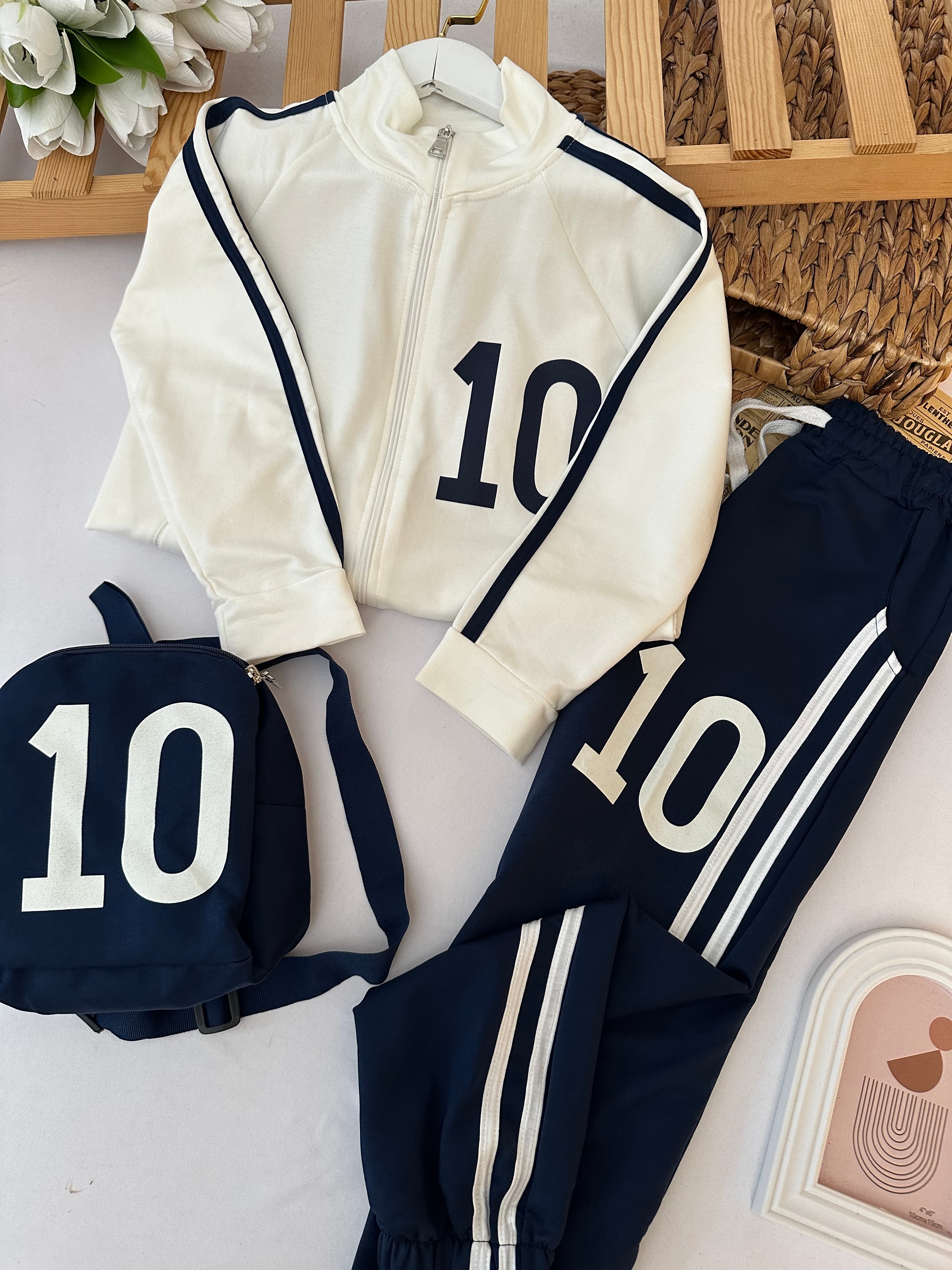 Erkek Çocuk Lacivert Numaralı Takım