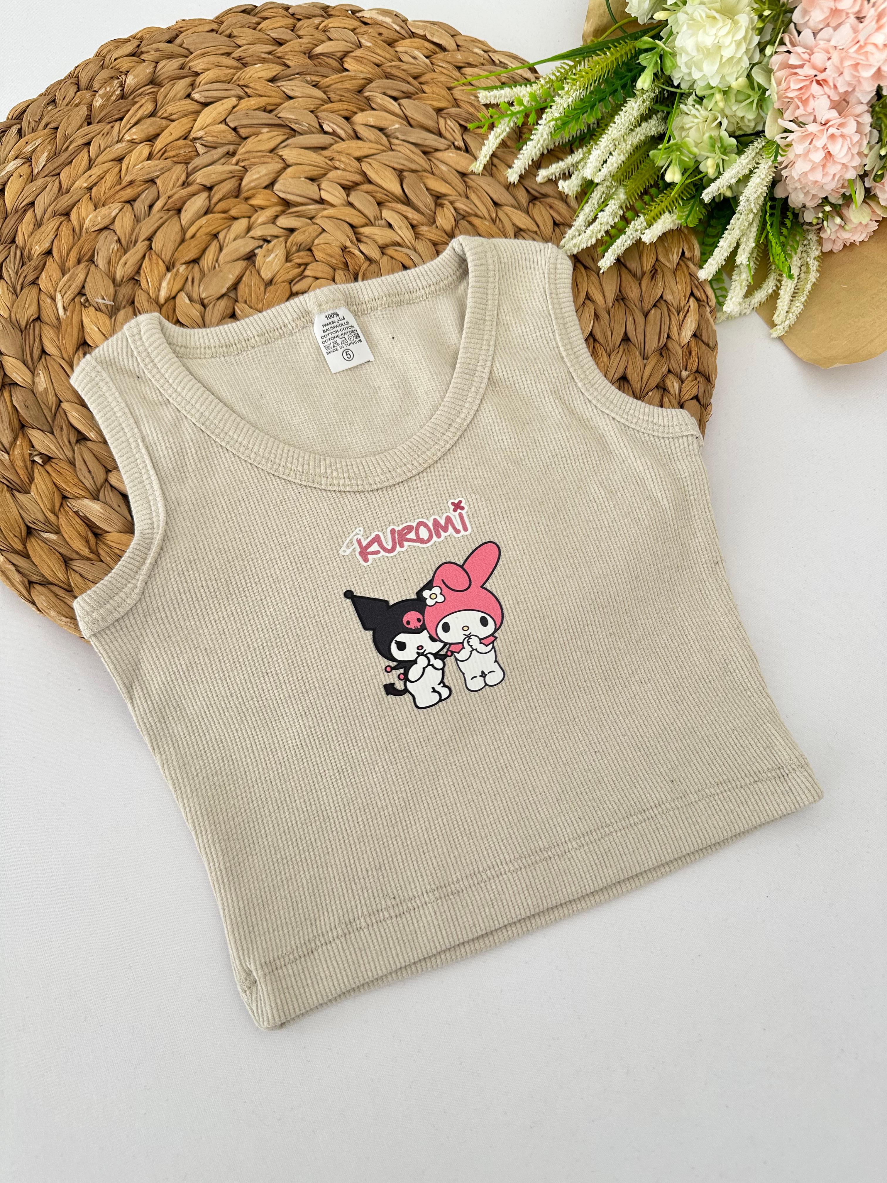Kız Çocuk Taş Kuromi My Melody Crop