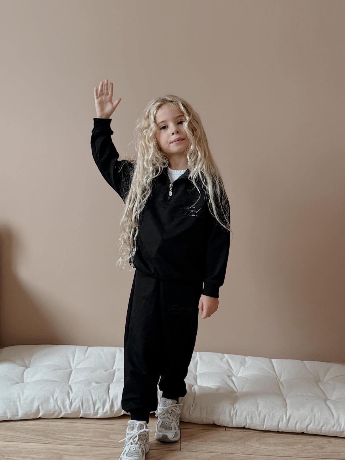 Kız Çocuk Siyah Trend Up 2'li Takım