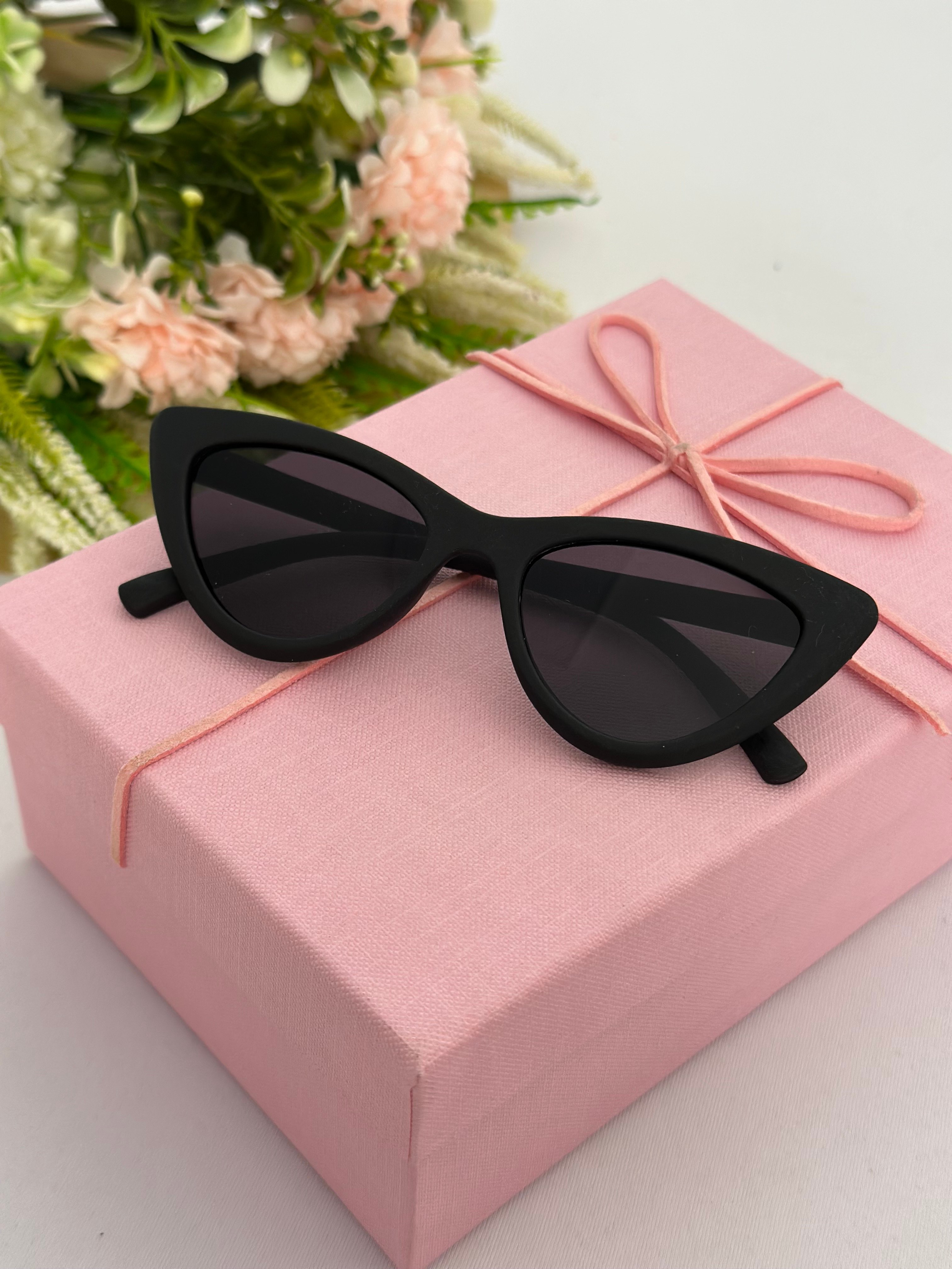 Siyah Cat Eye Model Çocuk Güneş Gözlüğü