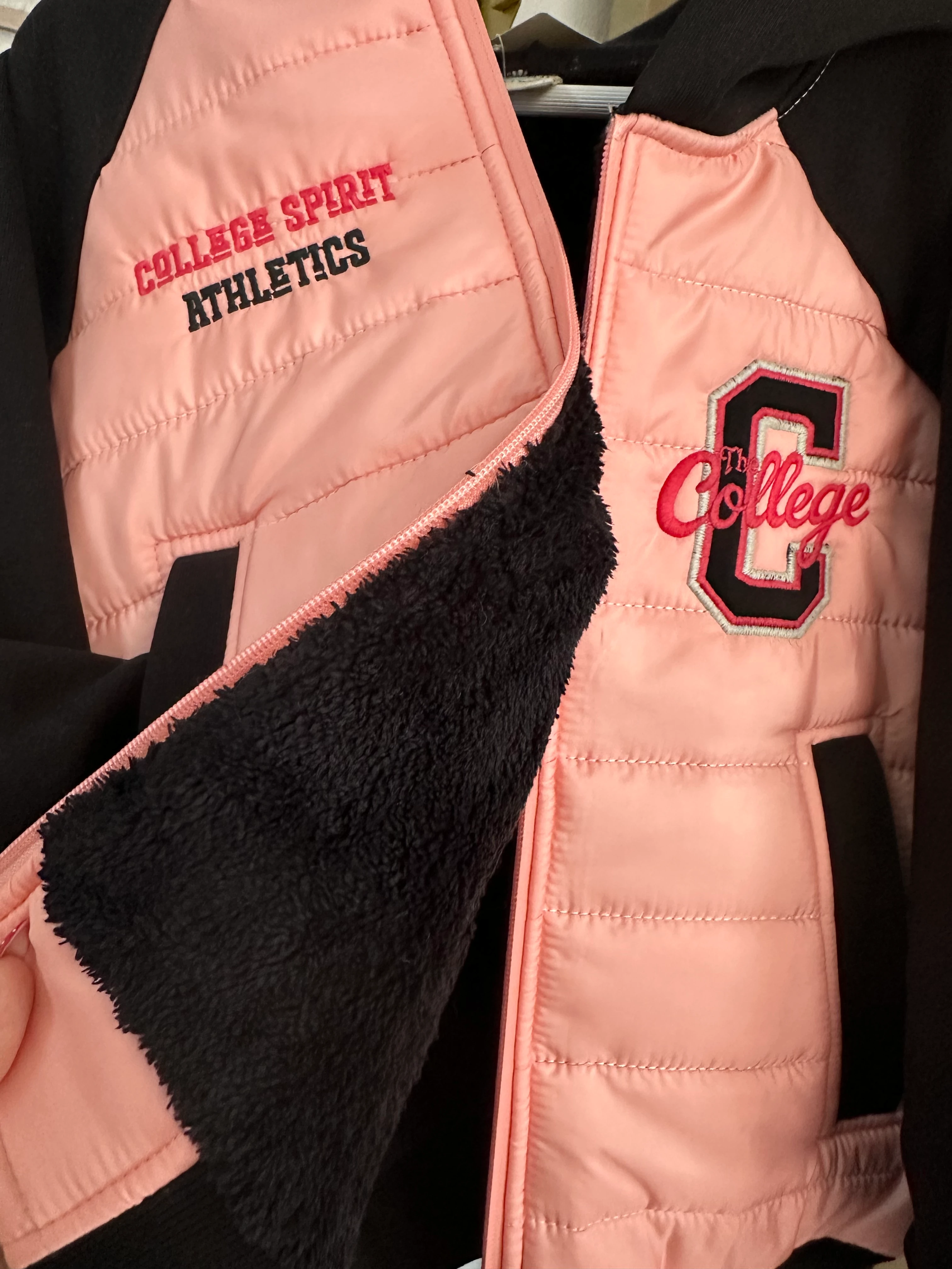 Kız Çocuk Pudra Şişme Mont Ceket