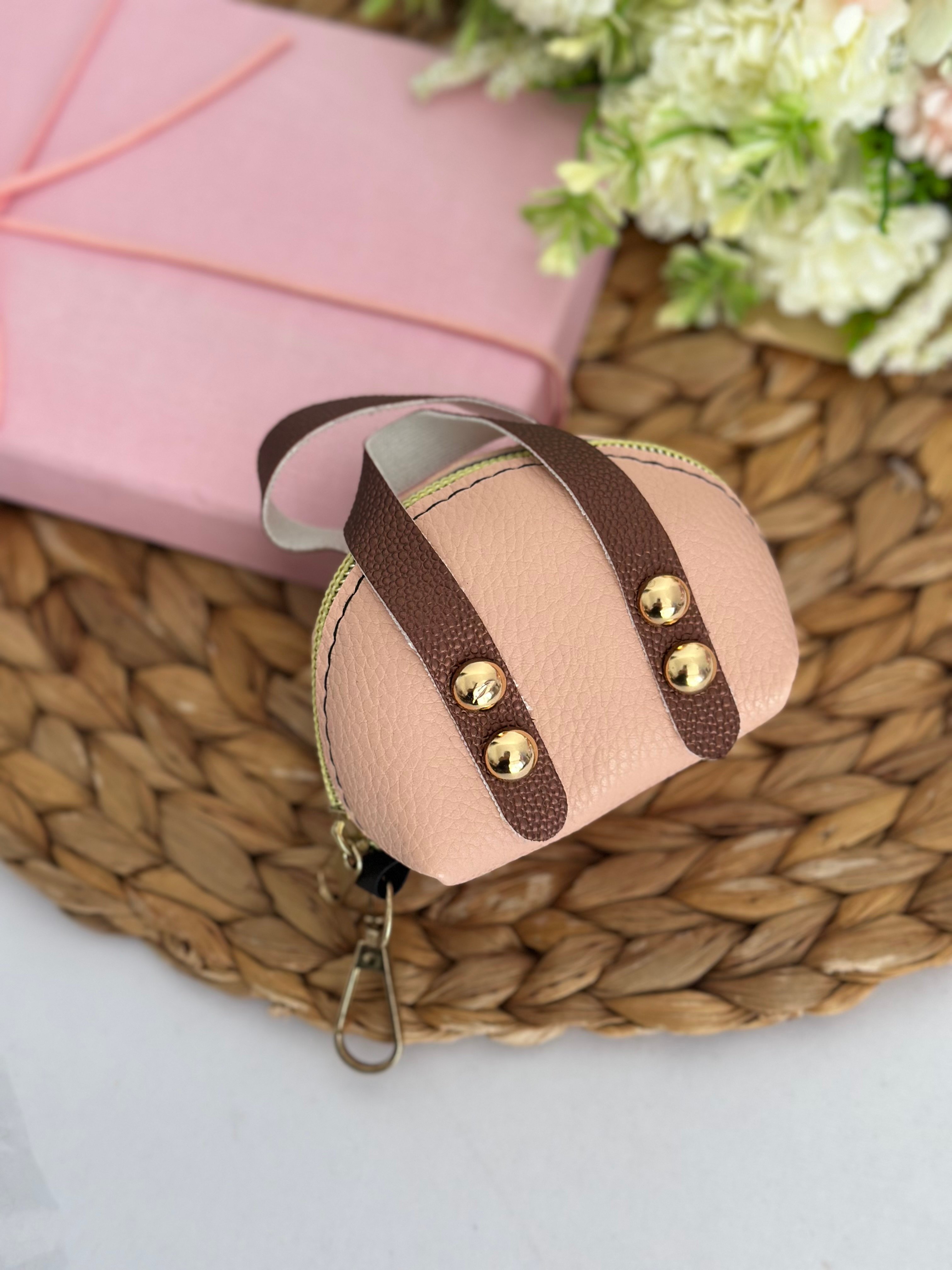 Pembe Mini Çanta Cüzdan