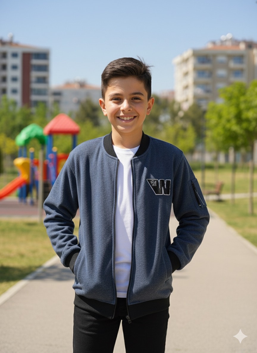 Erkek Çocuk Lacivert Kolej Ceket