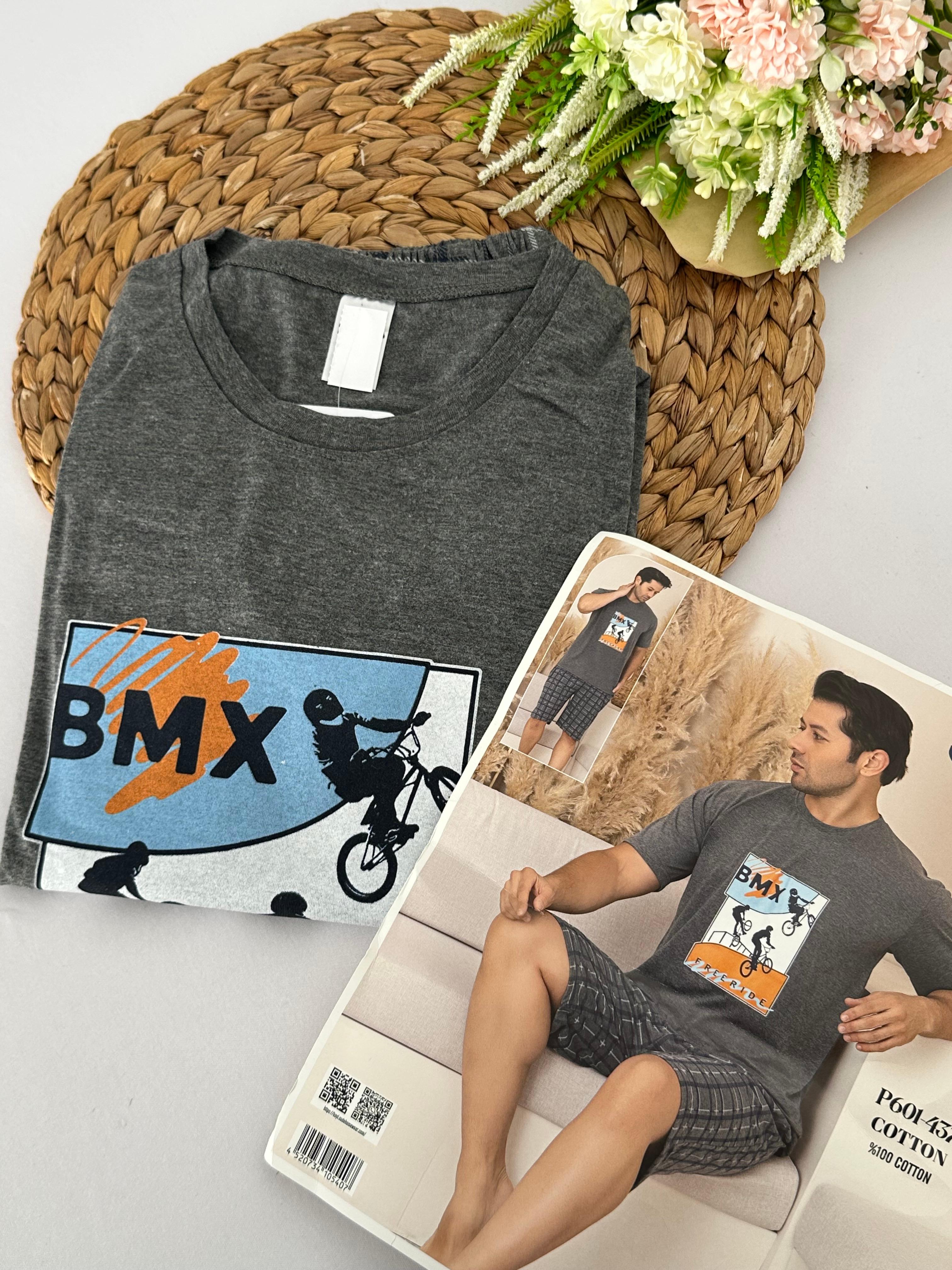 Antrasit Bmx Erkek Pijama Takımı