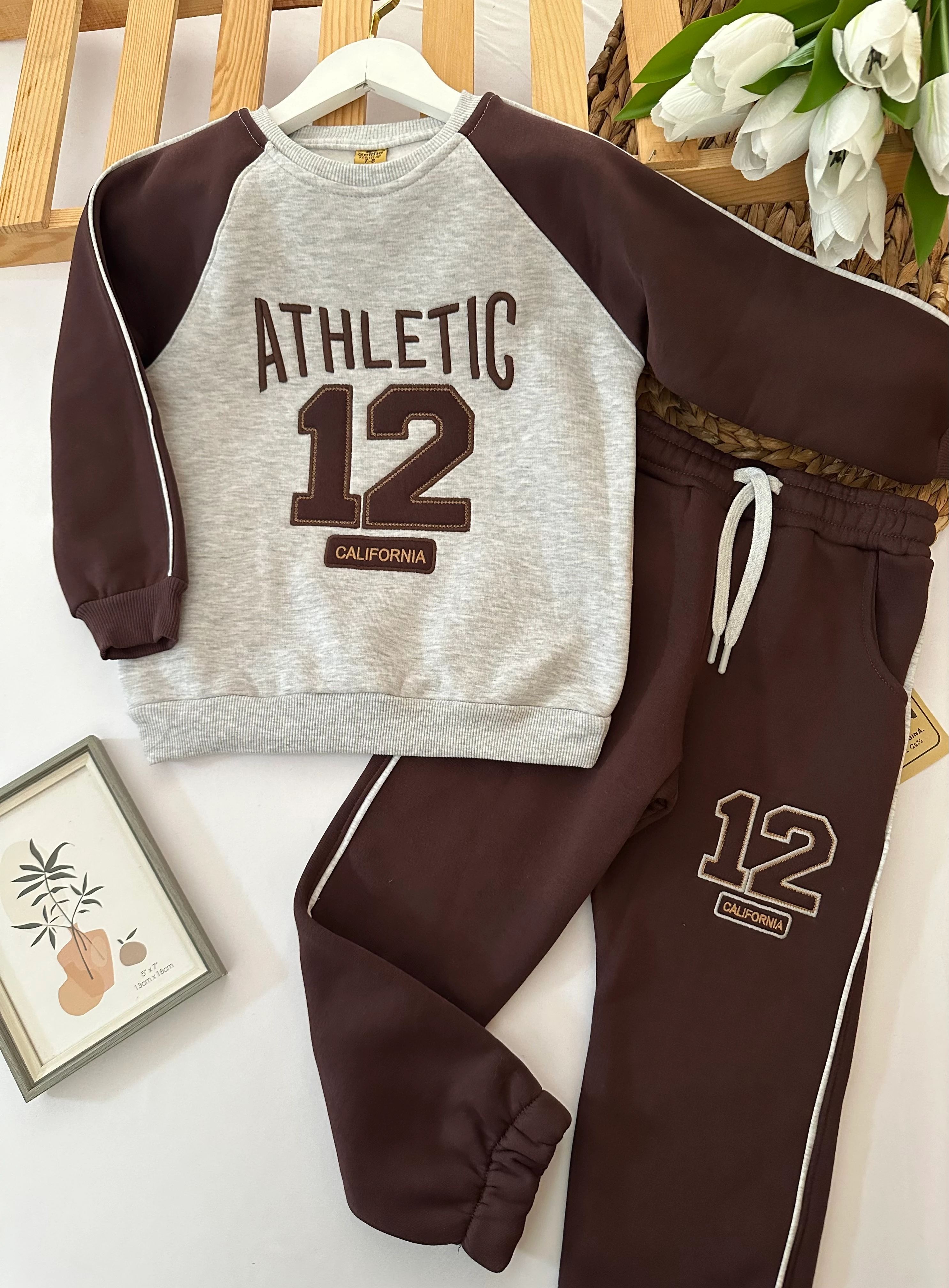 Erkek Çocuk Kahve Athletic Alt-Üst Takım