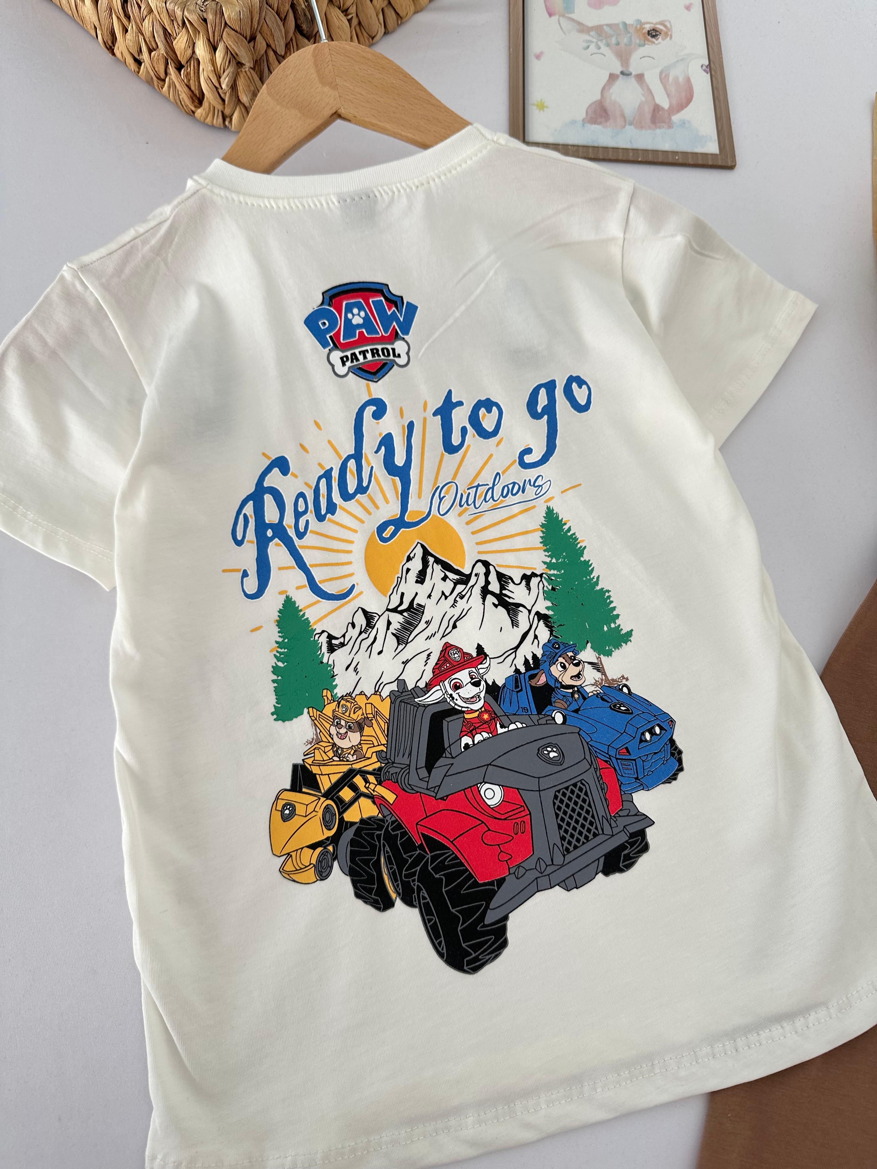 Erkek Çocuk Beyaz Paw Patrol Takım