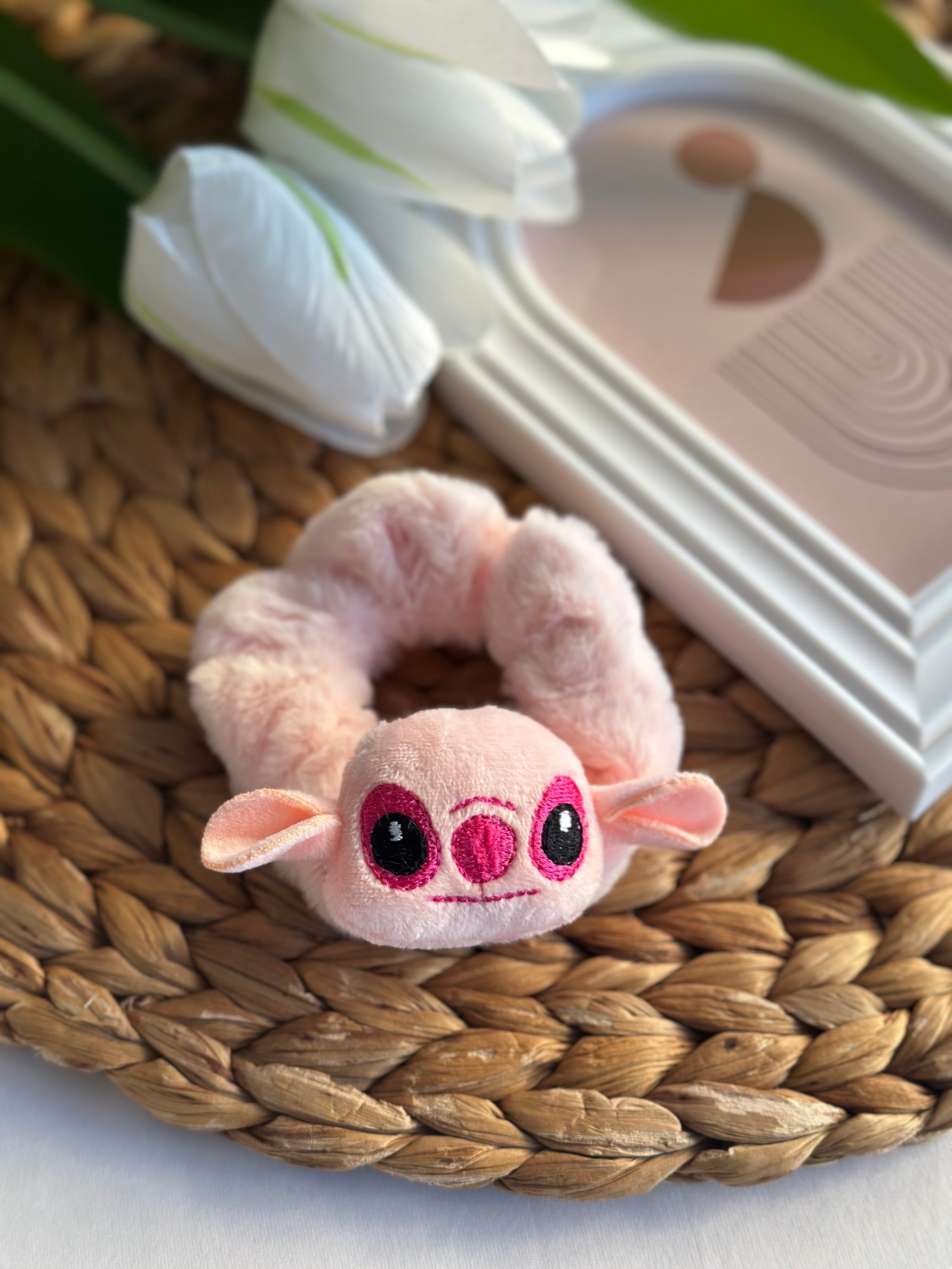 Pembe Stitch Peluş Toka