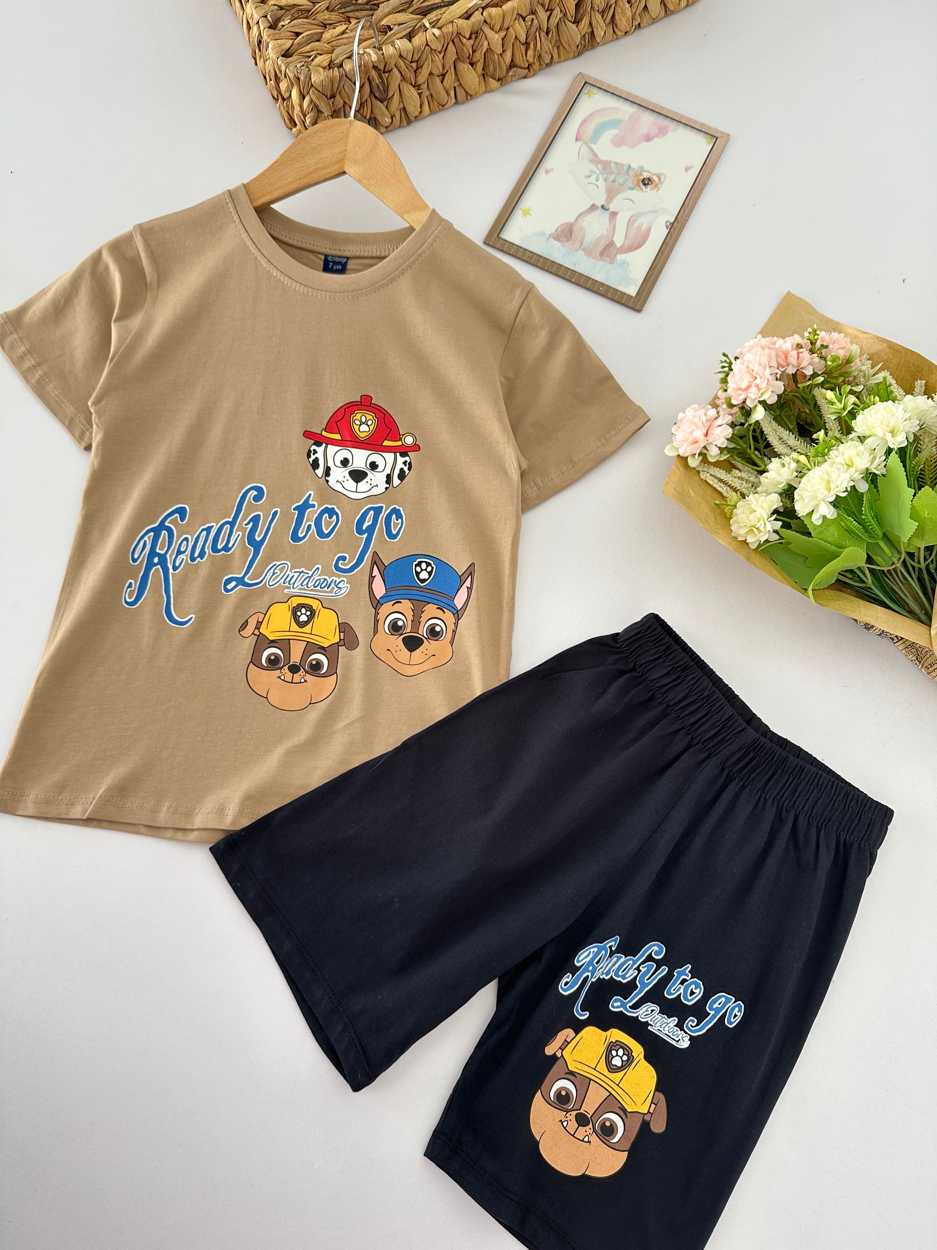 Erkek Çocuk Kahve Açık Kahve Paw Patrol Takım