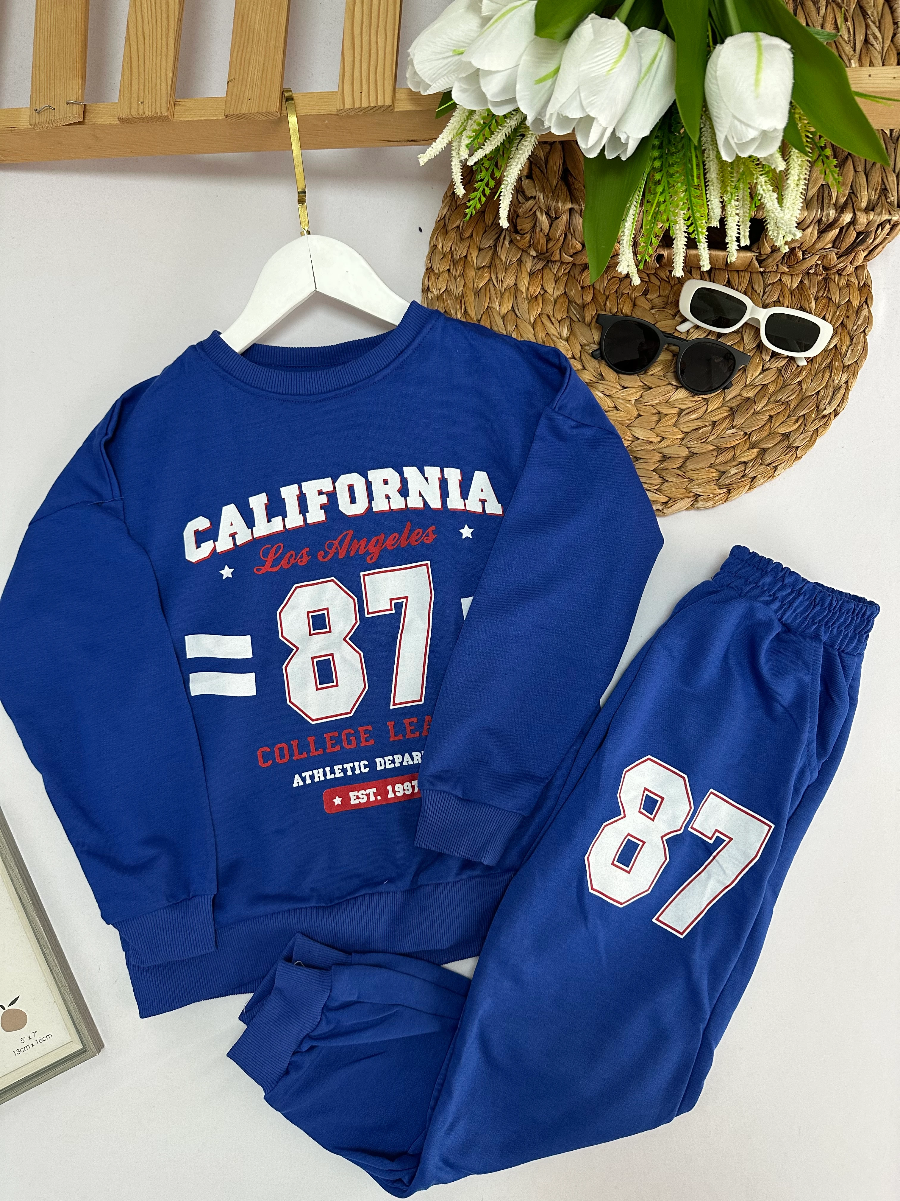 Erkek Çocuk Mavi California Takım