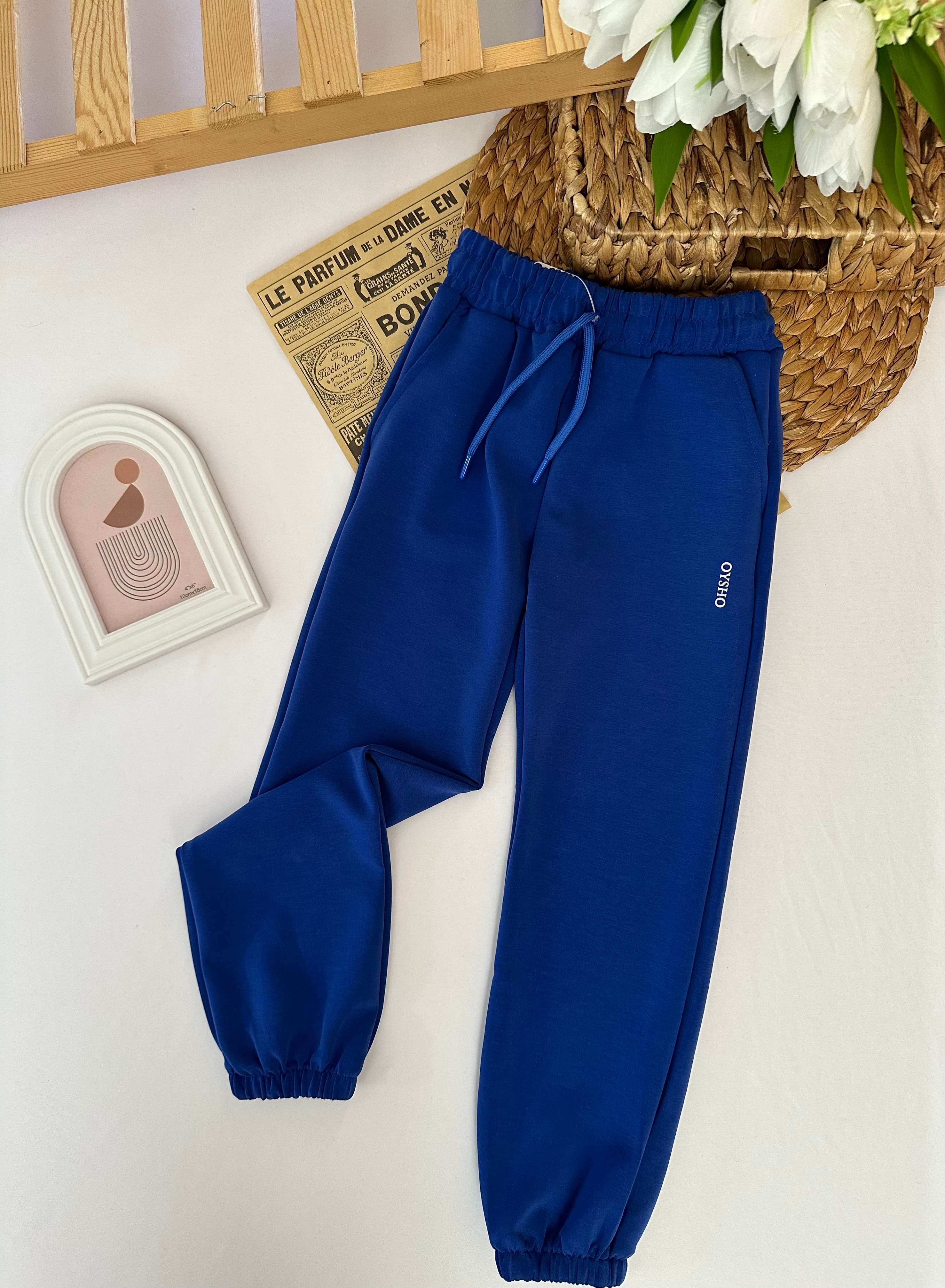 Kız Çocuk Marka Lacivert Eşofman Altı