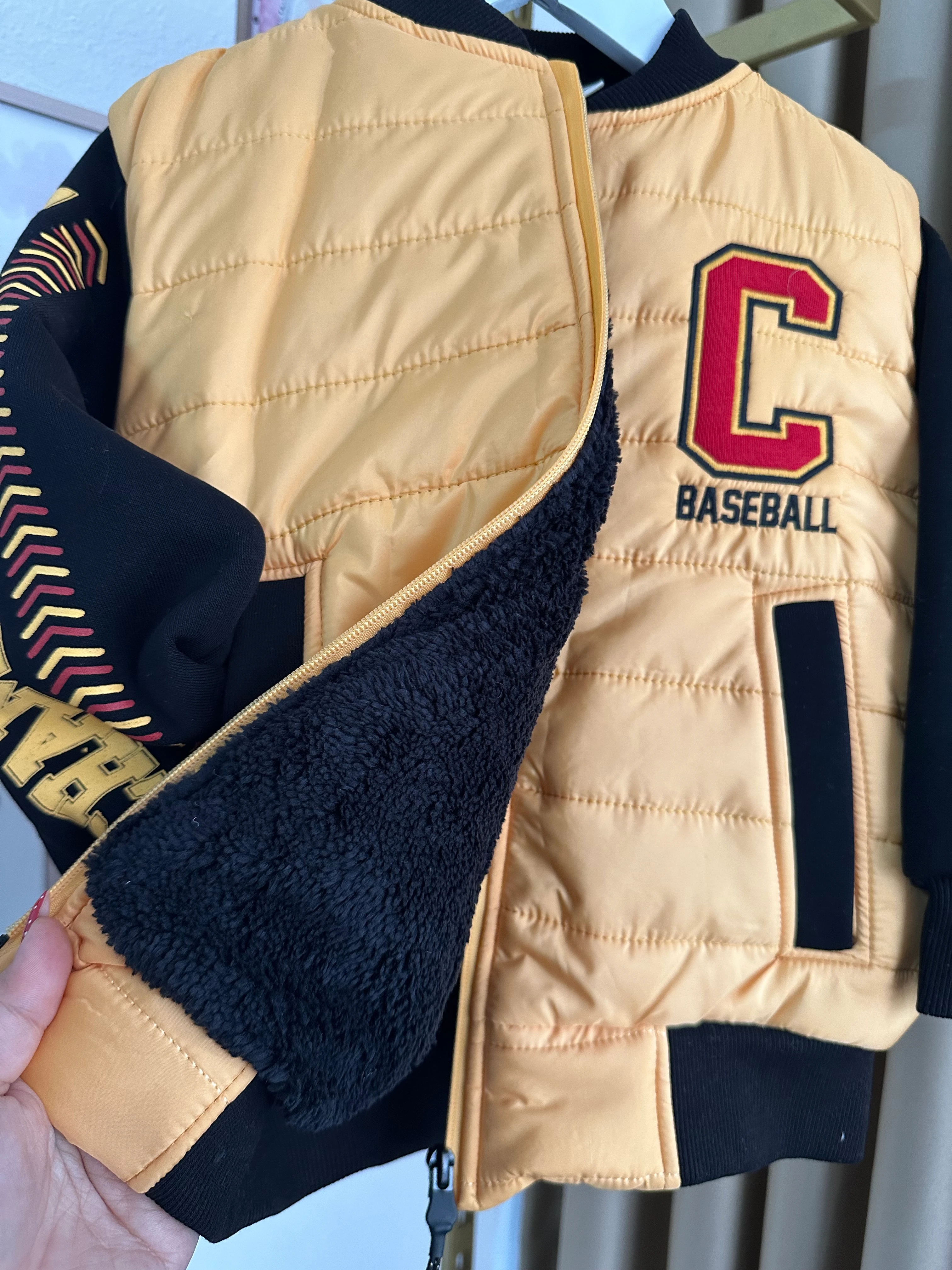 Erkek Çocuk Sarı Şişme Mont Ceket