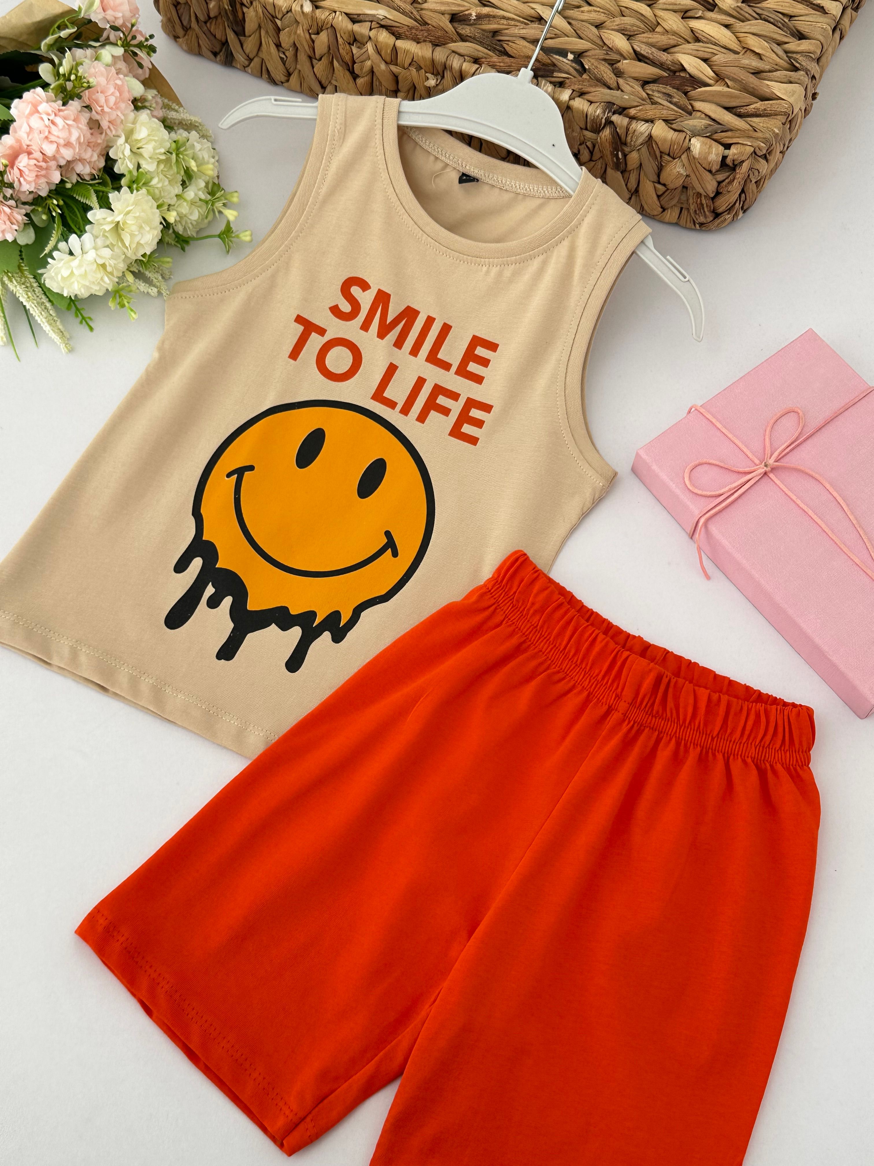 Erkek Çocuk Turuncu Smile To Life Takım