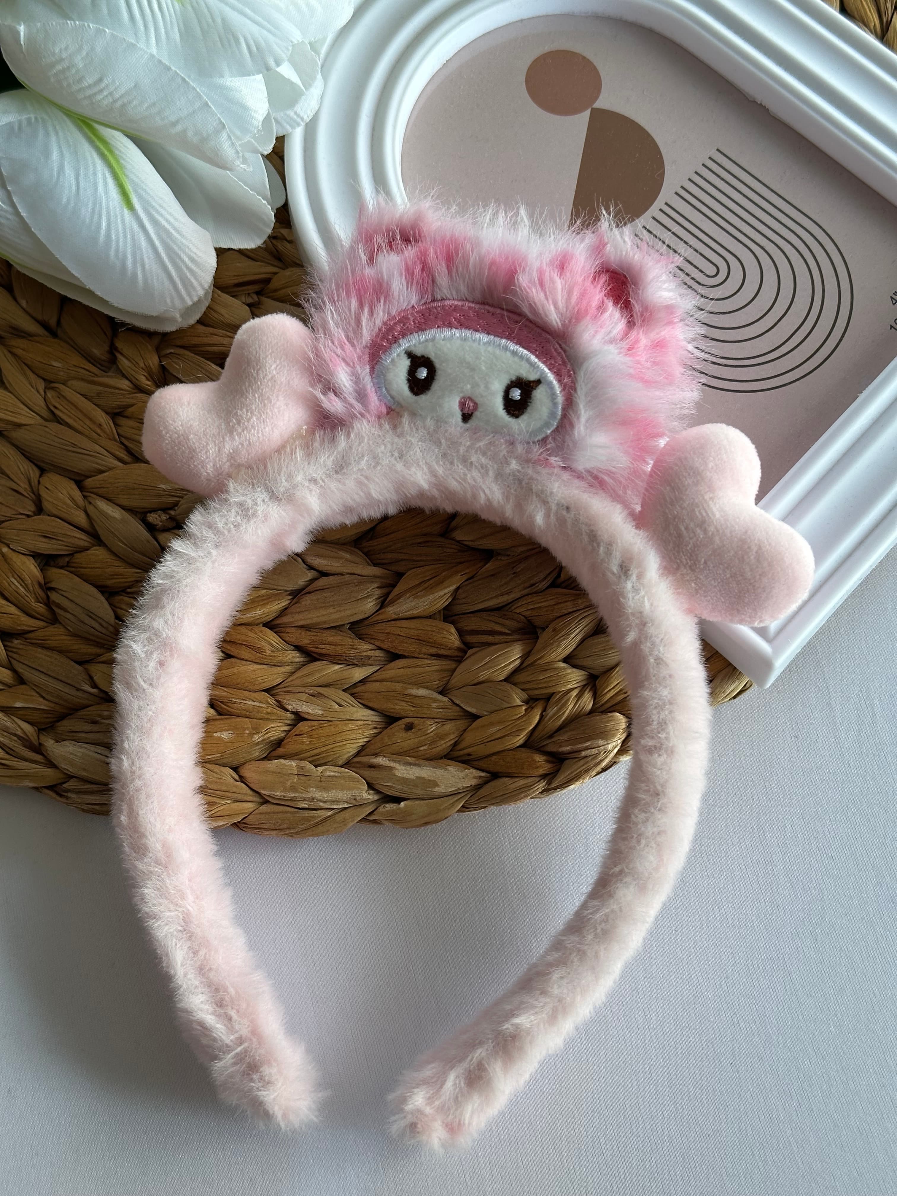 Pembe Kuromi Peluş Taç