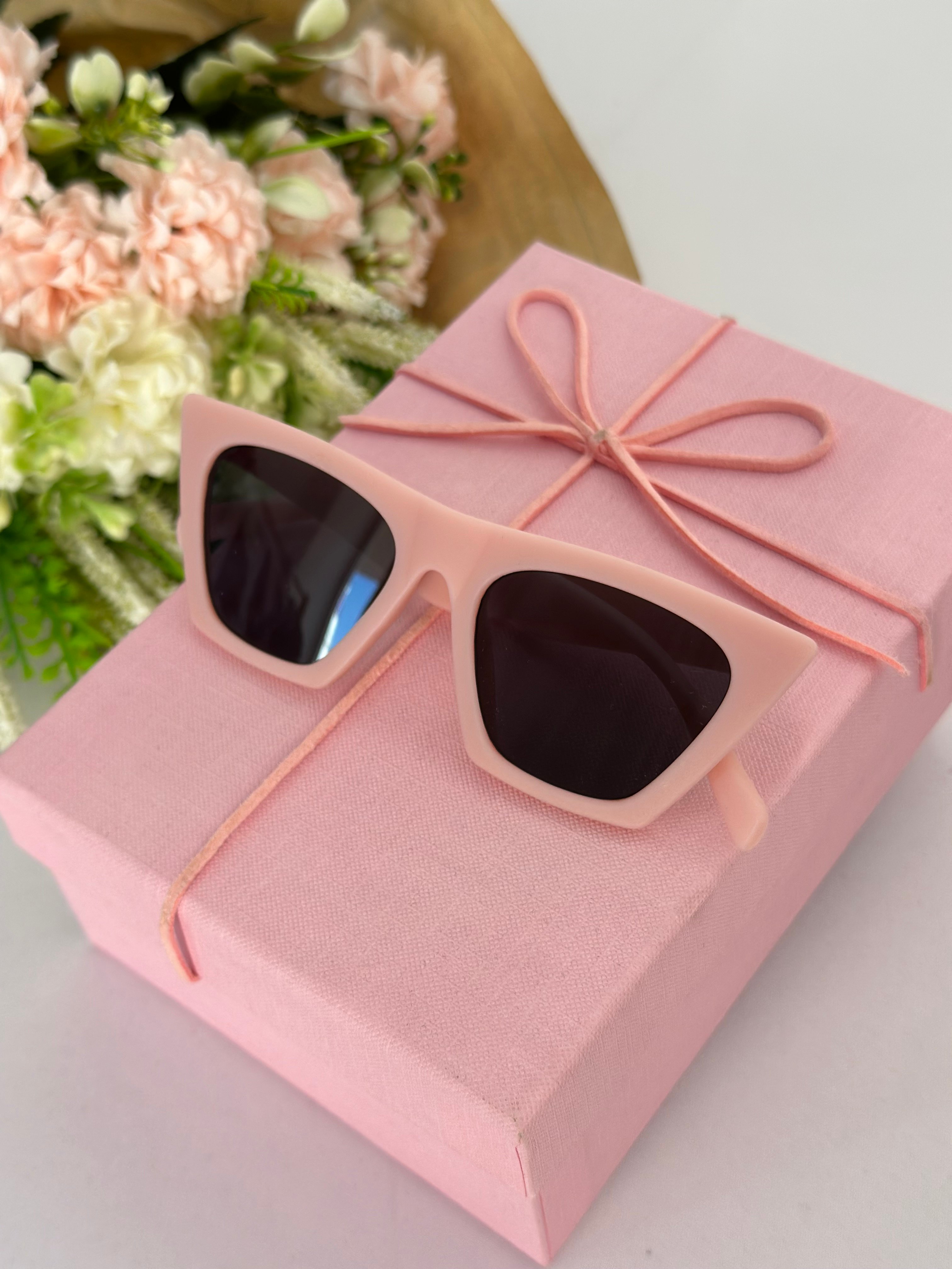 Toz Pembe Cat Eye Çocuk Güneş Gözlüğü