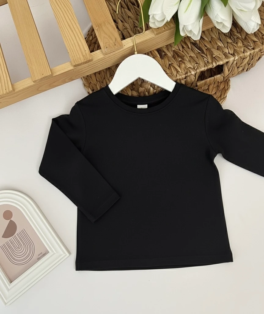 Siyah Uzun Kollu Penye Badi