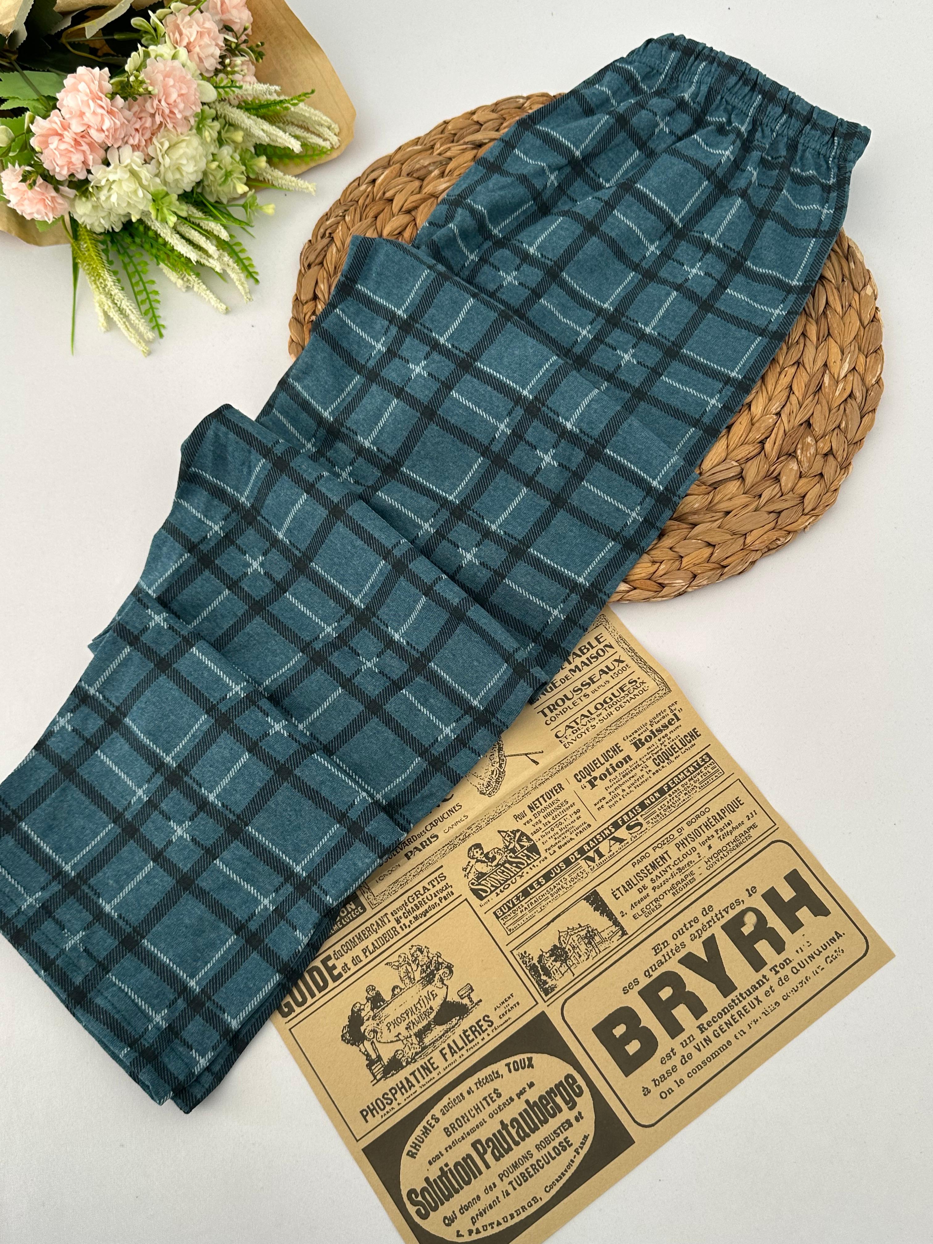 Petrol Yeşili Erkek Pijama Altı