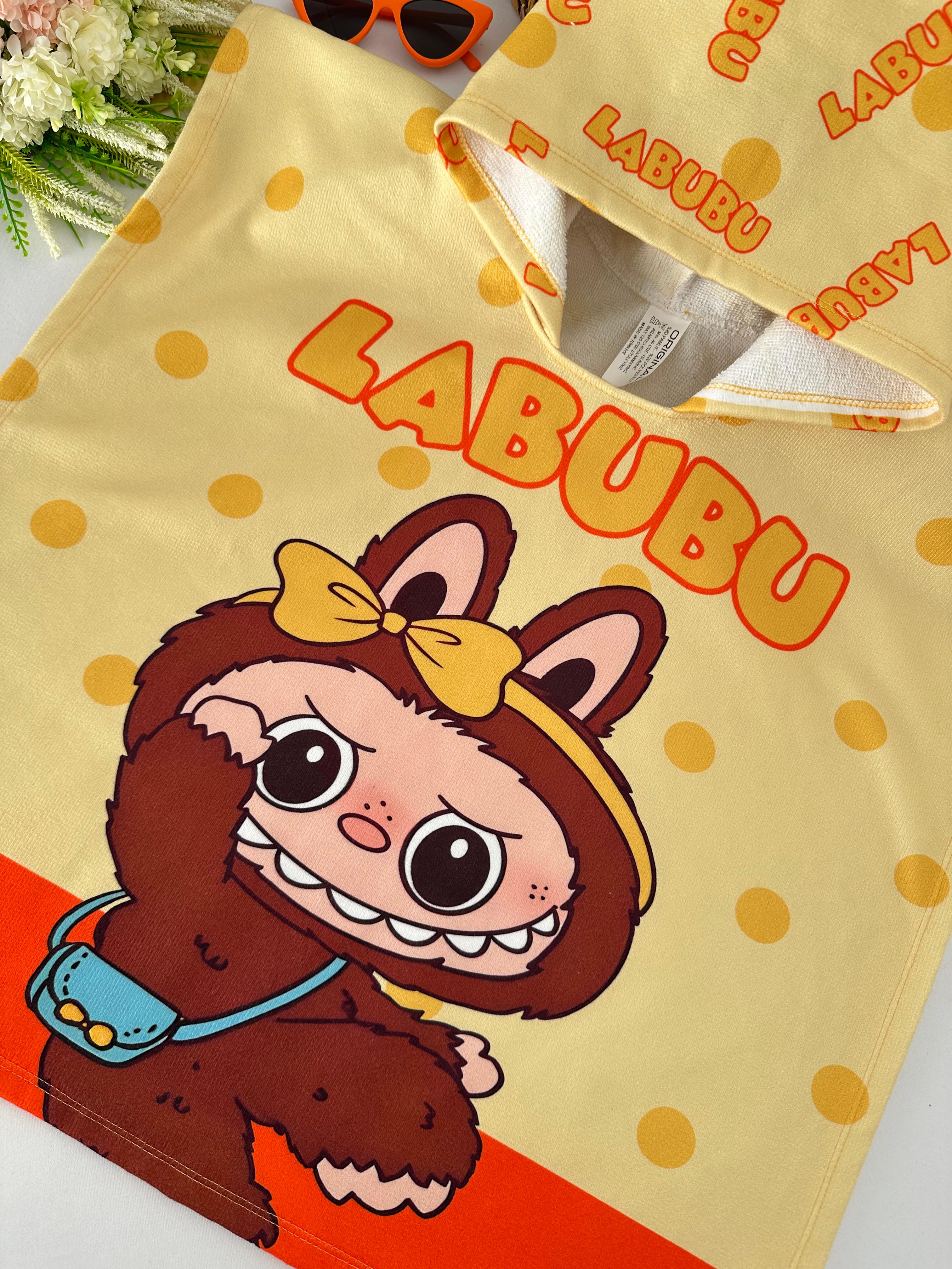 Sarı Labubu Panço Havlu