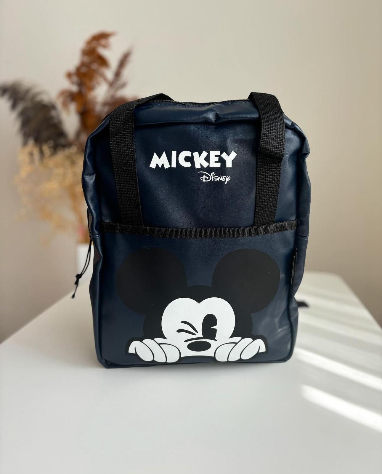 Siyah Mickey Kreş Çanta