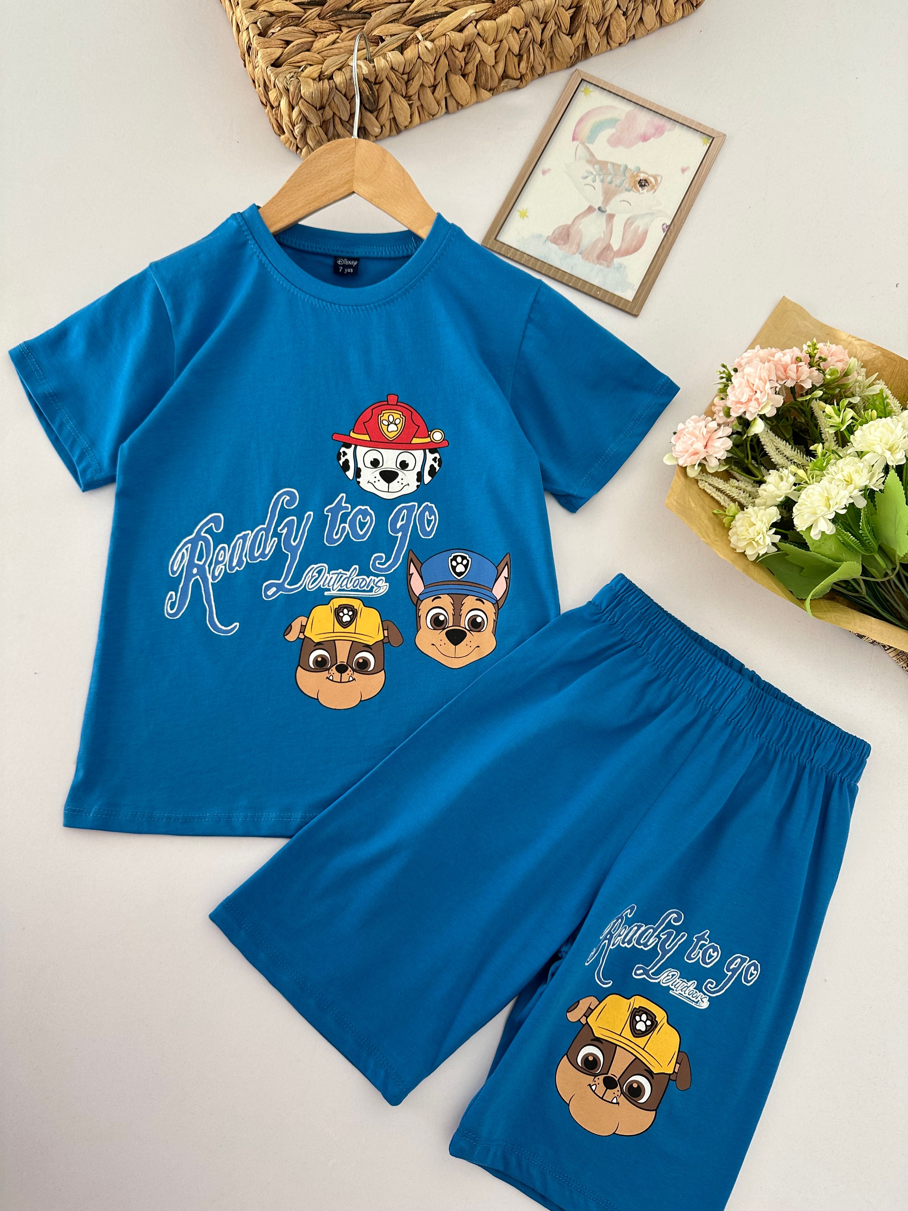 Erkek Çocuk Mavi Paw Patrol Takım